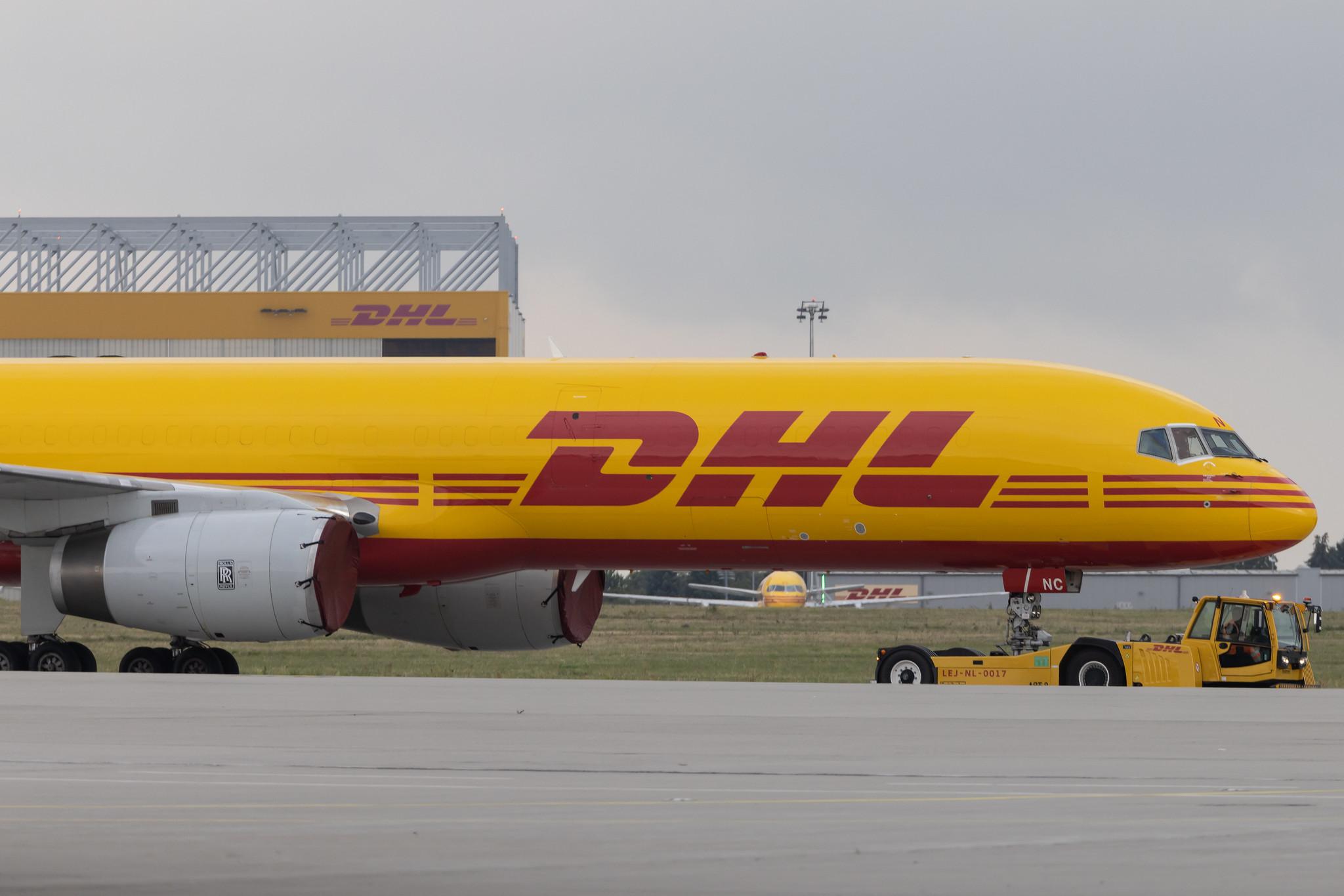 Leipzig Halle Airport: DHL (D0 / DHK) | Operator: DHL Air Austria | Boeing 757-28A(PCF) B752 | OE-LNC | MSN 26275