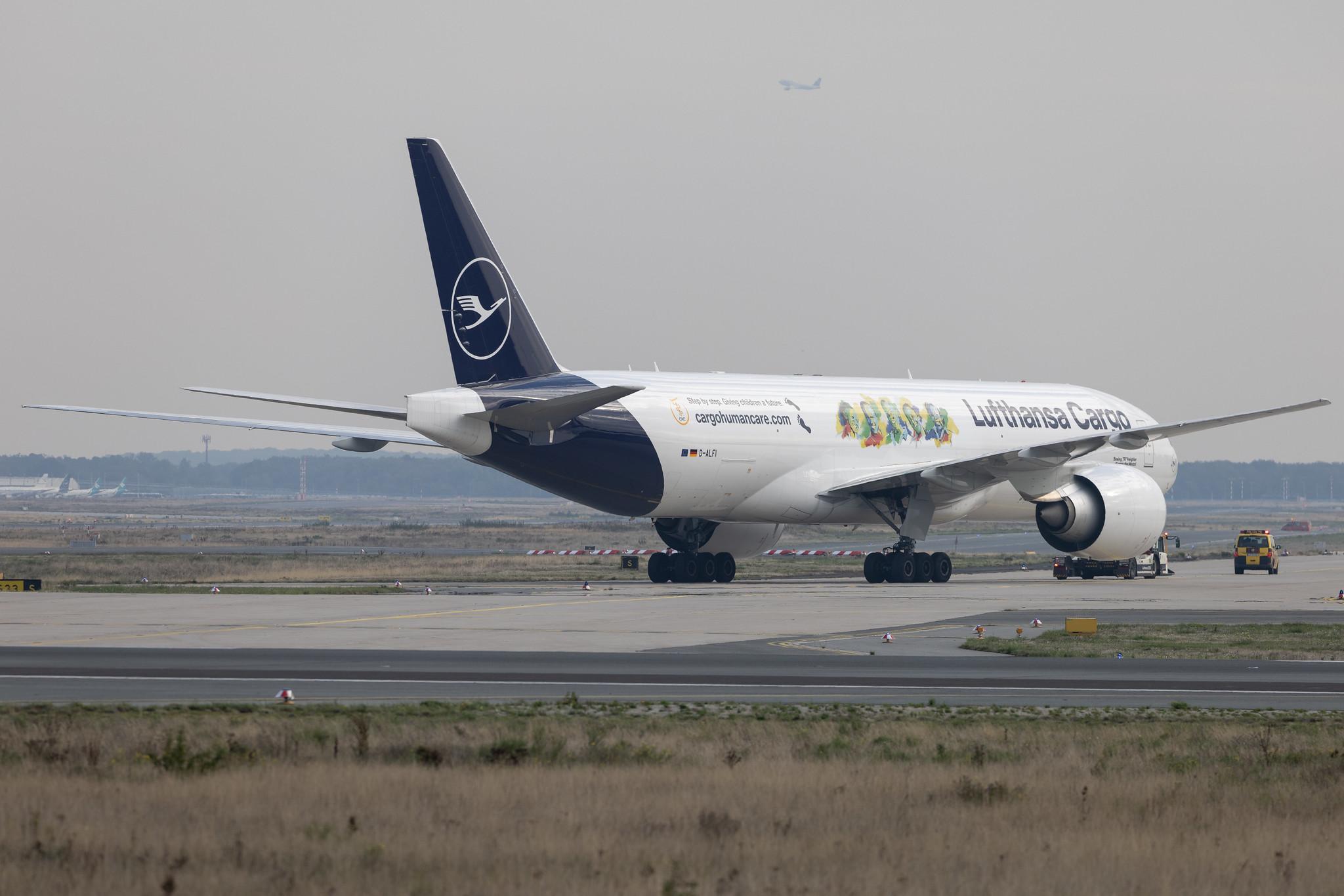 Frankfurt Airport: Lufthansa Cargo (/ GEC) | Livery: Cargo Human Care Livery | Boeing 777-F B77L | D-ALFI | MSN 66912