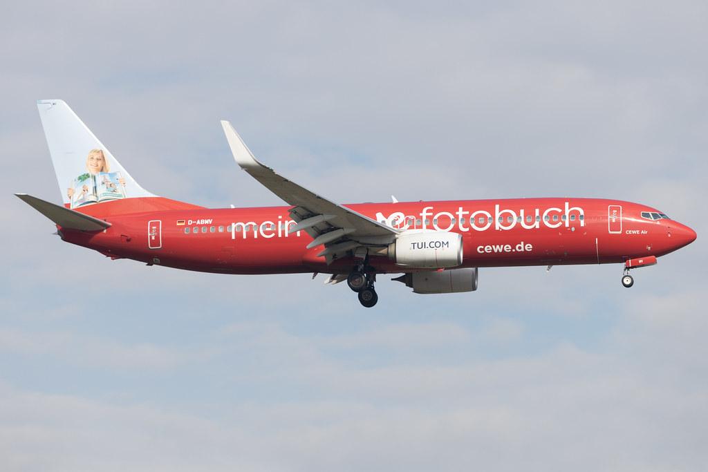 Frankfurt Airport: TUI (X3 / TUI) | Livery: Cewe Fotobuch Livery | Operator: TUI fly | Boeing 737-86J B738 | D-ABMV | MSN 37785