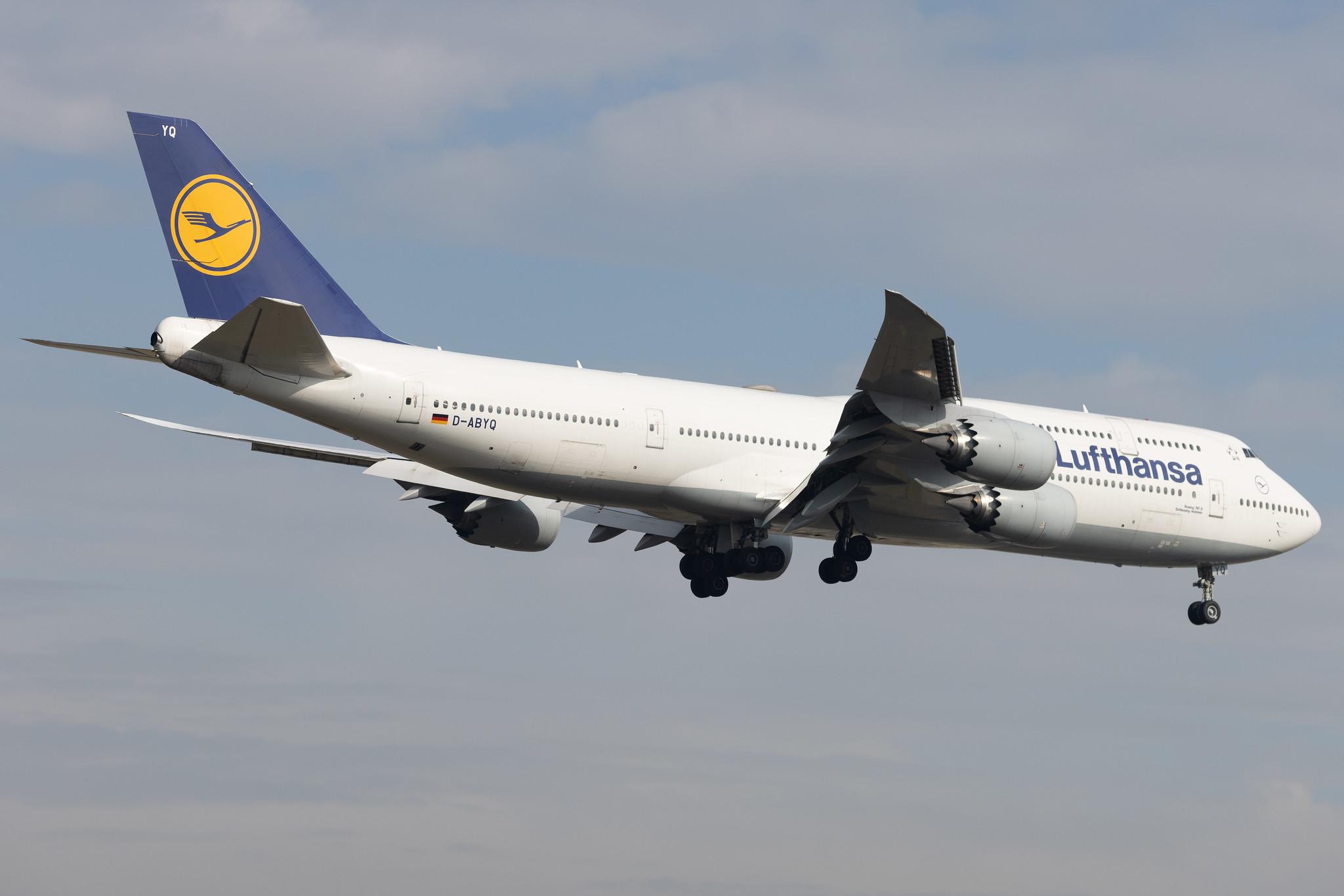 Frankfurt Airport: Lufthansa (LH / DLH) | Boeing 747-830 B748 | D-ABYQ | MSN 37840