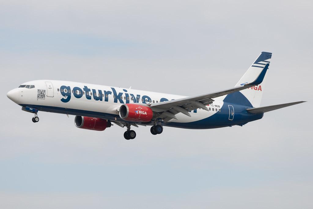 Frankfurt Airport: MGA (4M / MGH) | Operator: Mavi Gök Airlines |  Boeing 737-86J B738 | TC-MGB | MSN 32625