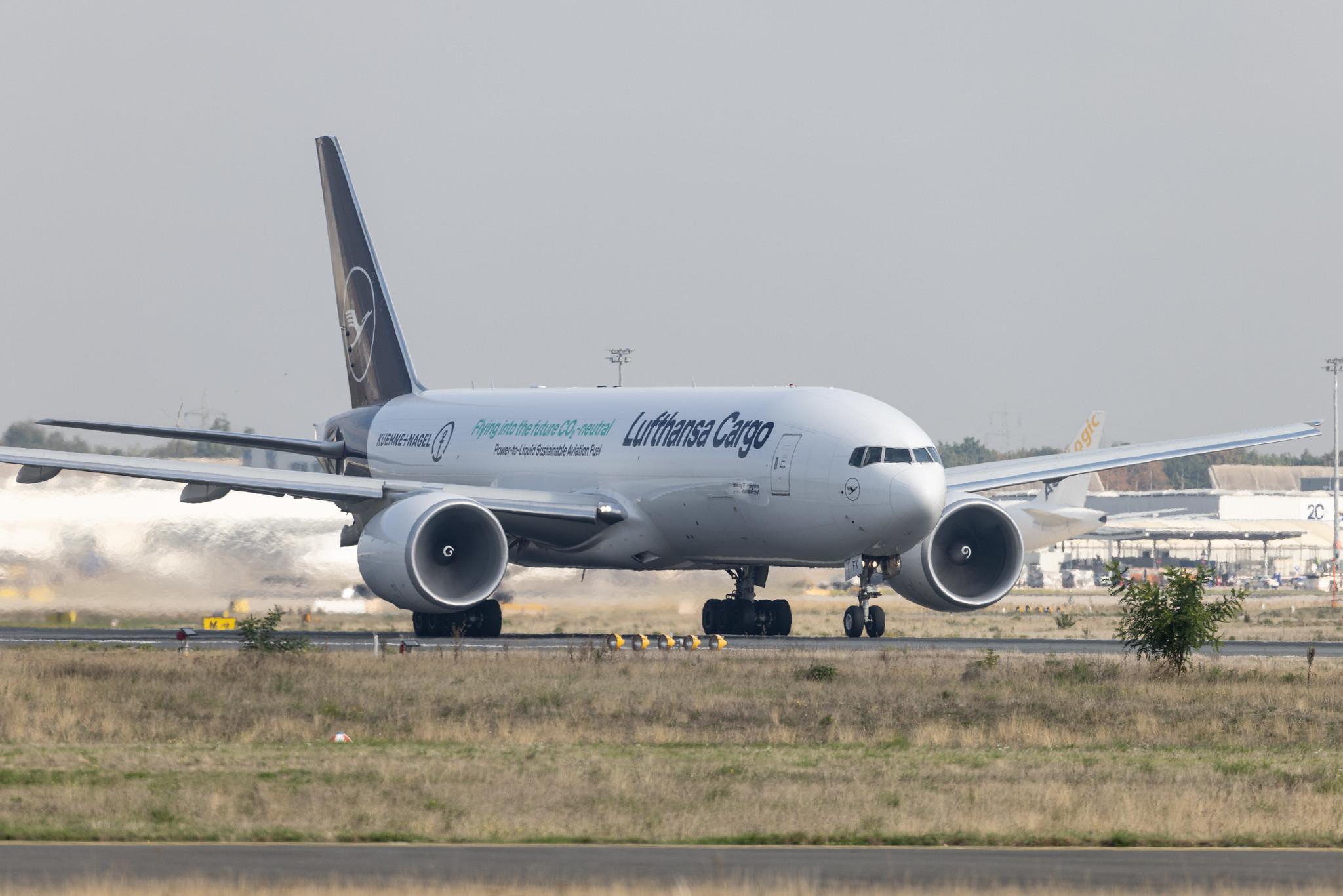 Frankfurt Airport: Lufthansa Cargo (/ GEC) | Livery: Kühne+Nagel Livery | Boeing 777-F B77L | D-ALFK | MSN 67146