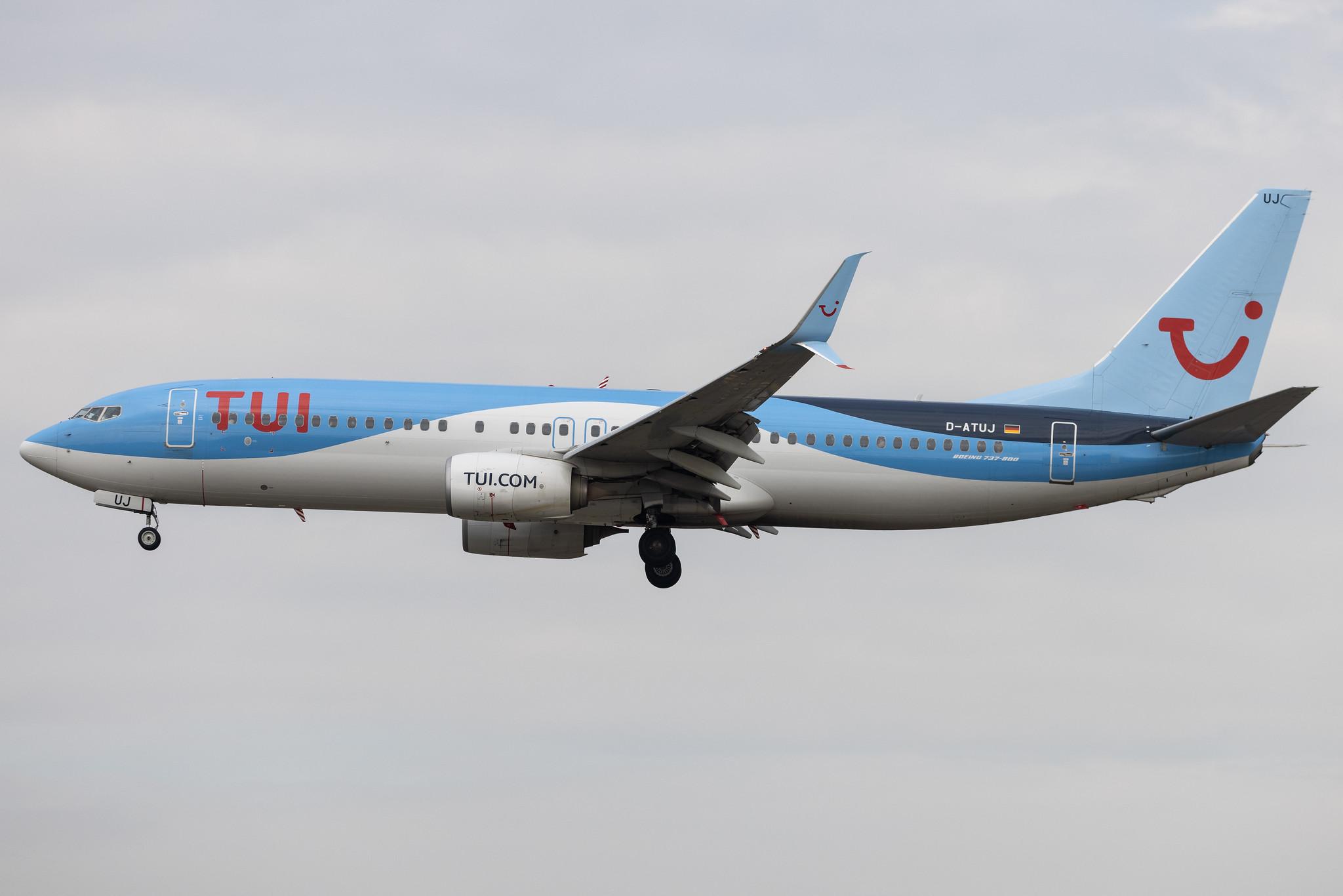 Frankfurt Airport: TUI (X3 / TUI) | Operator: TUI fly | Boeing 737-8K5 B738 | D-ATUJ | MSN 32904