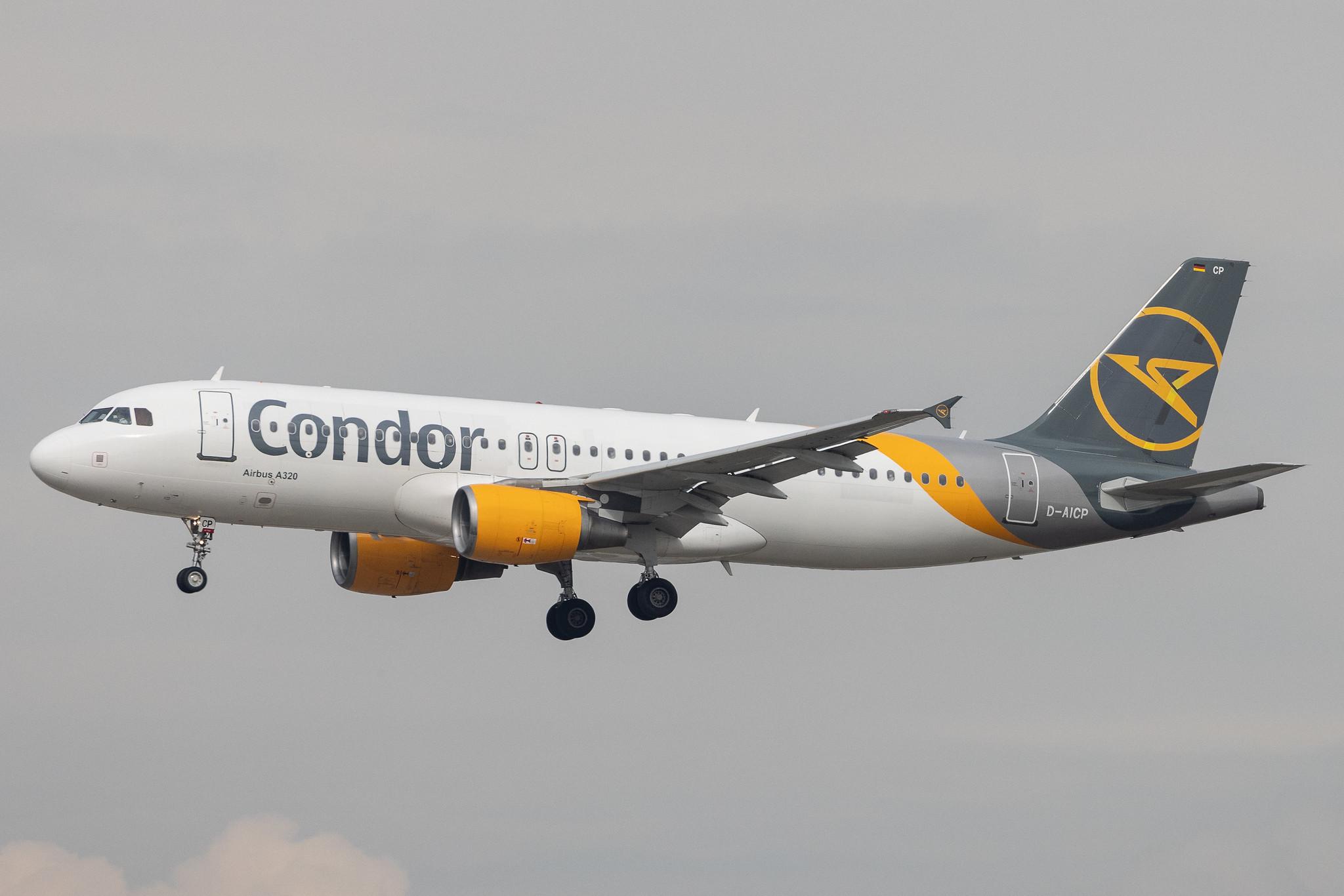 Frankfurt Airport: Condor (DE / CFG) | Airbus A320-214 A320 | D-AICP | MSN 2142