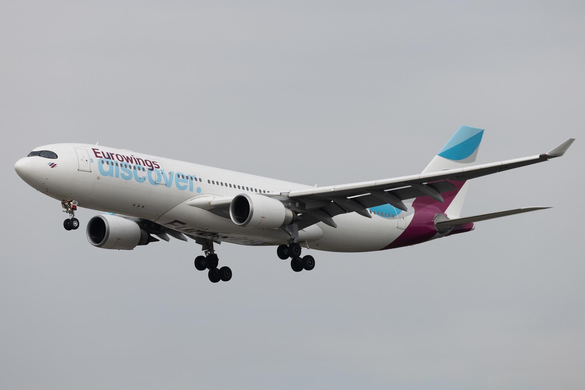 Frankfurt Airport: Eurowings Discover (4Y / OCN) | Airbus A330-203 A332 | D-AXGF | MSN 0616