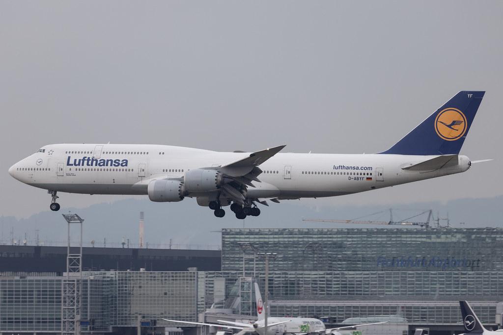 Frankfurt Airport: Lufthansa (LH / DLH) | Boeing 747-830 B748 | D-ABYF | MSN 37830