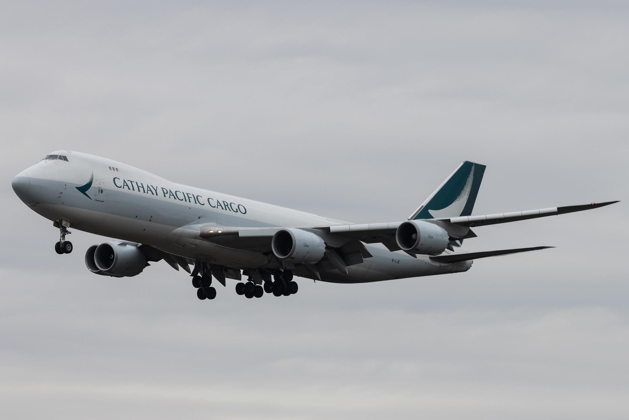 Frankfurt Airport: Cathay Pacific Cargo (CX / CPA) | Operator: Cathay Pacific | Boeing 747-867F B748 | B-LJE | MSN 39242