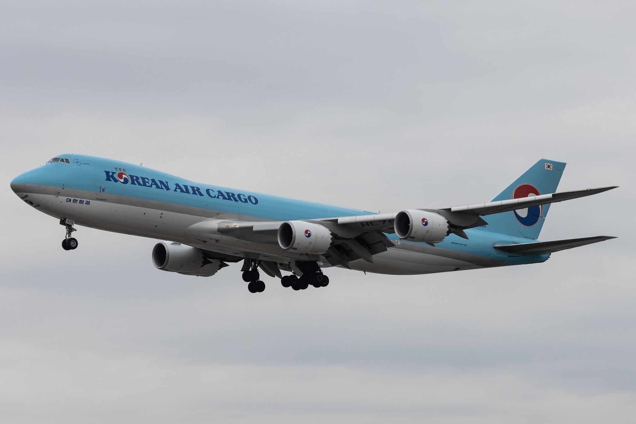 Frankfurt Airport: Korean Air Cargo (KE / KAL) | Operator: Korean Air | Boeing 747-8B5F B748 | HL7629 | MSN 37657