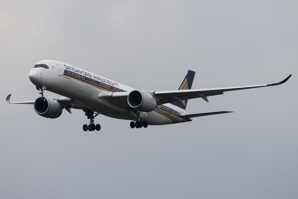 Frankfurt Airport: Singapore Airlines (SQ / SIA) | Airbus A350-941 A359 | 9V-SMO | MSN 116