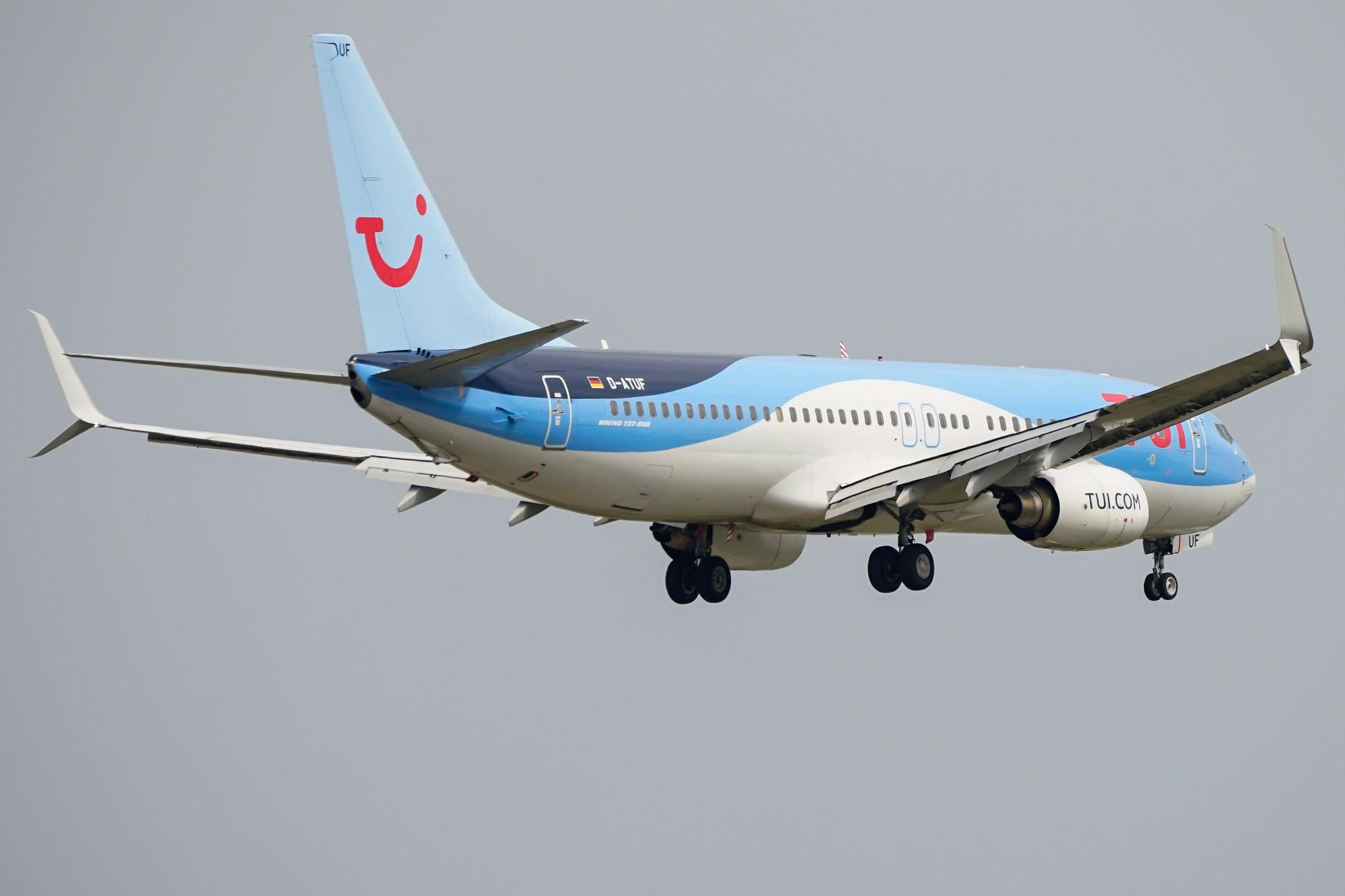 Frankfurt Airport: TUI (X3 / TUI) | Operator: TUI fly | Boeing 737-8K5 B738 | D-ATUF | MSN 34687