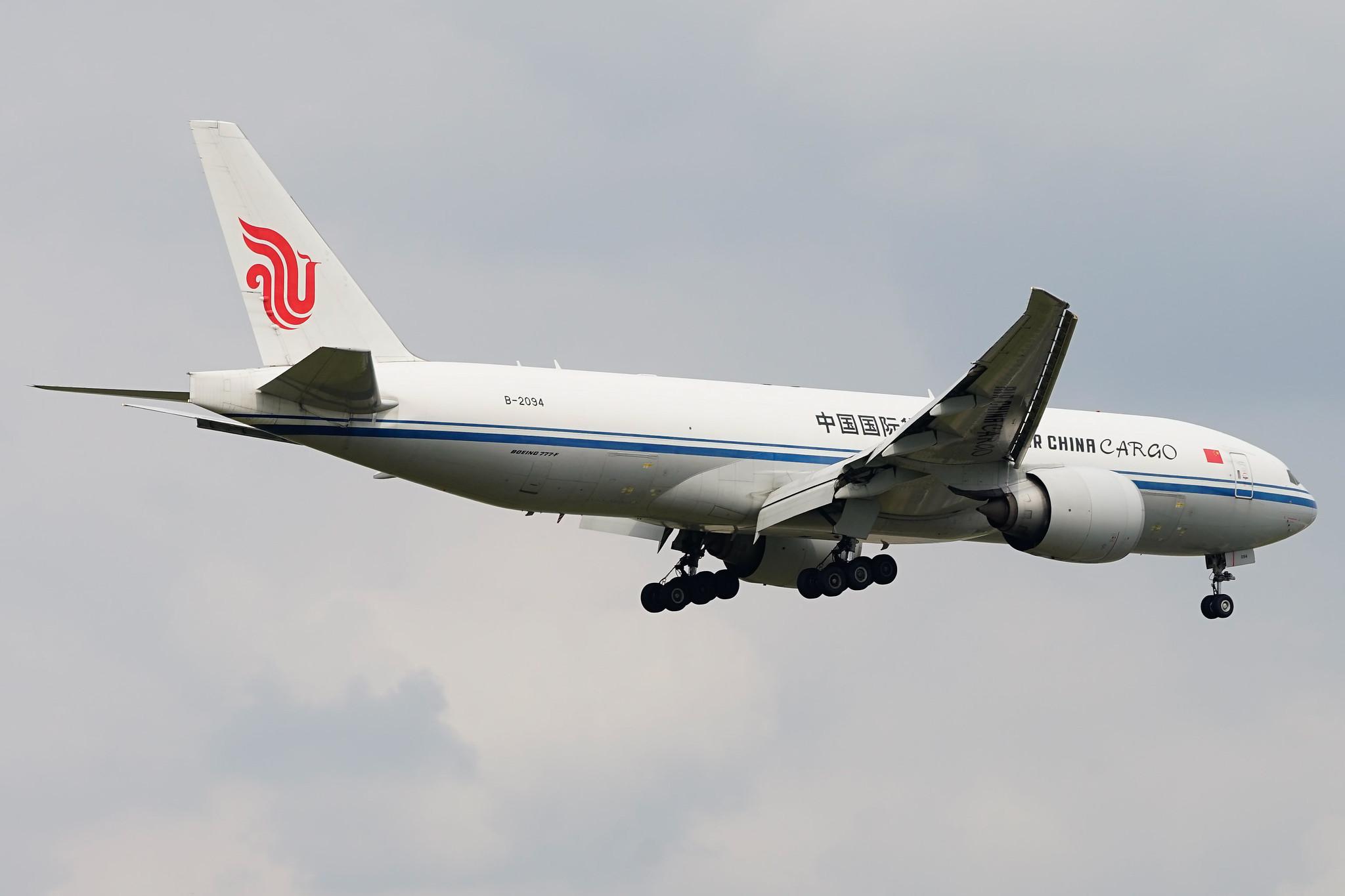 Frankfurt Airport: Air China Cargo (/ CAO) | Boeing 777-FFT B77L | B-2094 | MSN 44685
