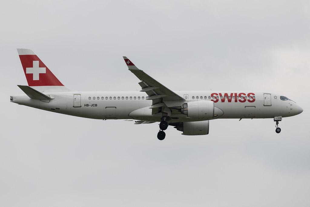 Frankfurt Airport: Swiss (LX / SWR) | Airbus A220-300 BCS3 | HB-JCB | MSN 55011