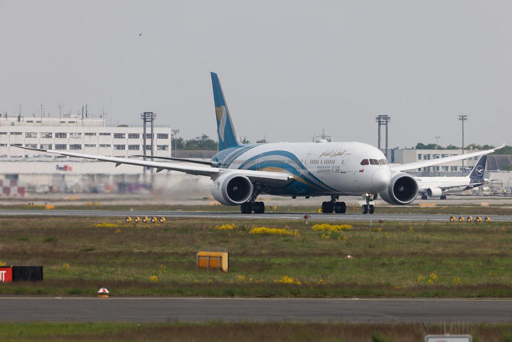 Frankfurt Airport: Oman Air (WY / OMA) | Boeing 787-9 Dreamliner B789 | A4O-SG | MSN 38795
