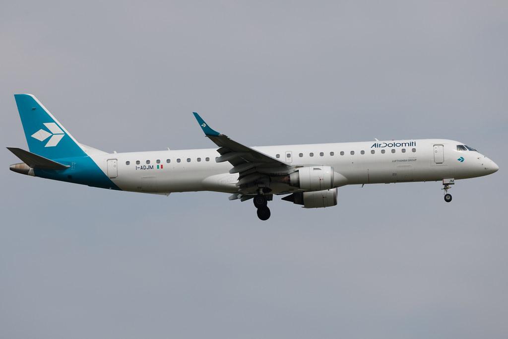 Frankfurt Airport: Air Dolomiti (EN / DLA) | Embraer E195LR E195 | I-ADJM | MSN 19000258