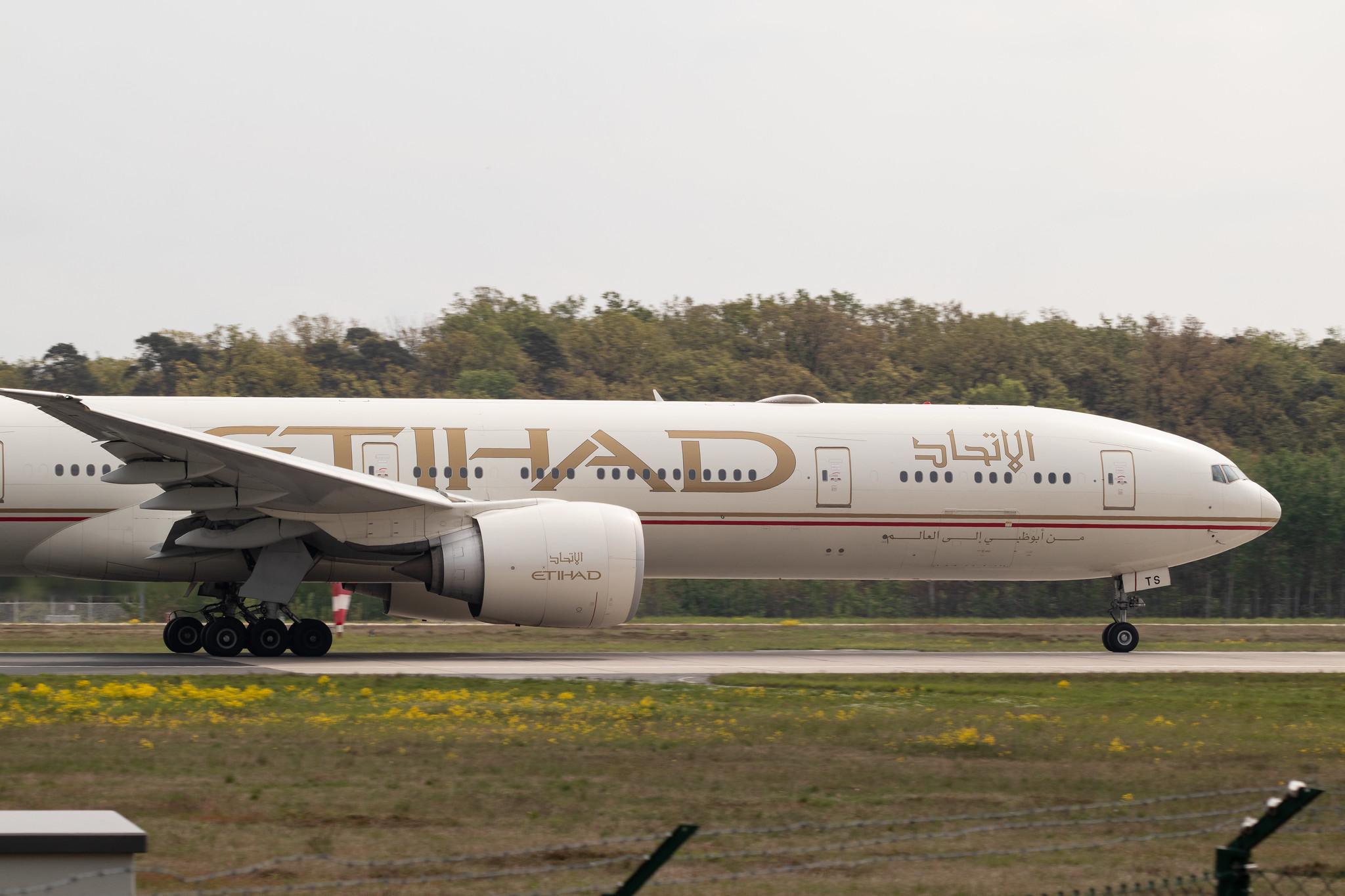 Frankfurt Airport: Etihad Airways (EY / ETD) | Boeing 777-3FX(ER) B77W | A6-ETS | MSN 44548