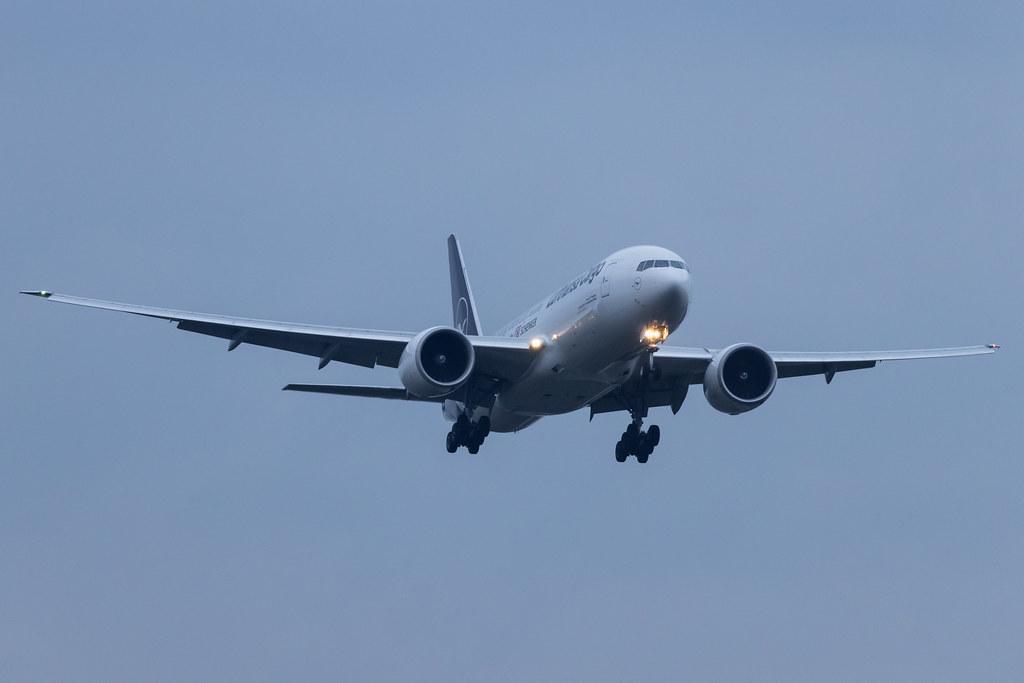 Frankfurt Airport: Lufthansa Cargo (/ GEC) | Livery: Flying 100% CO? neutral Livery | Boeing 777-F B77L | D-ALFG | MSN 66090
