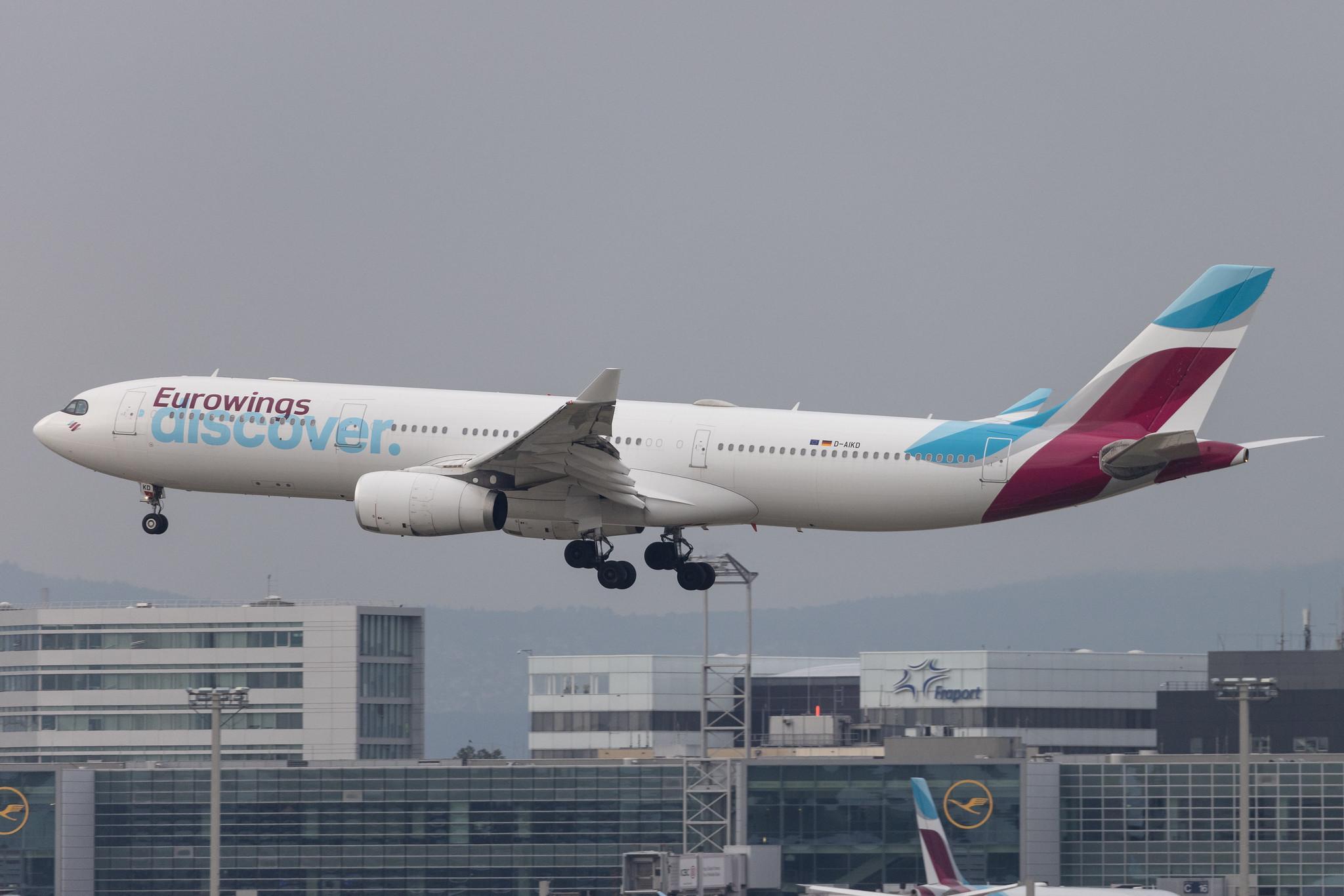 Frankfurt Airport: Lufthansa (LH / DLH) | Airbus A330-343 A333 | D-AIKD | MSN 0629