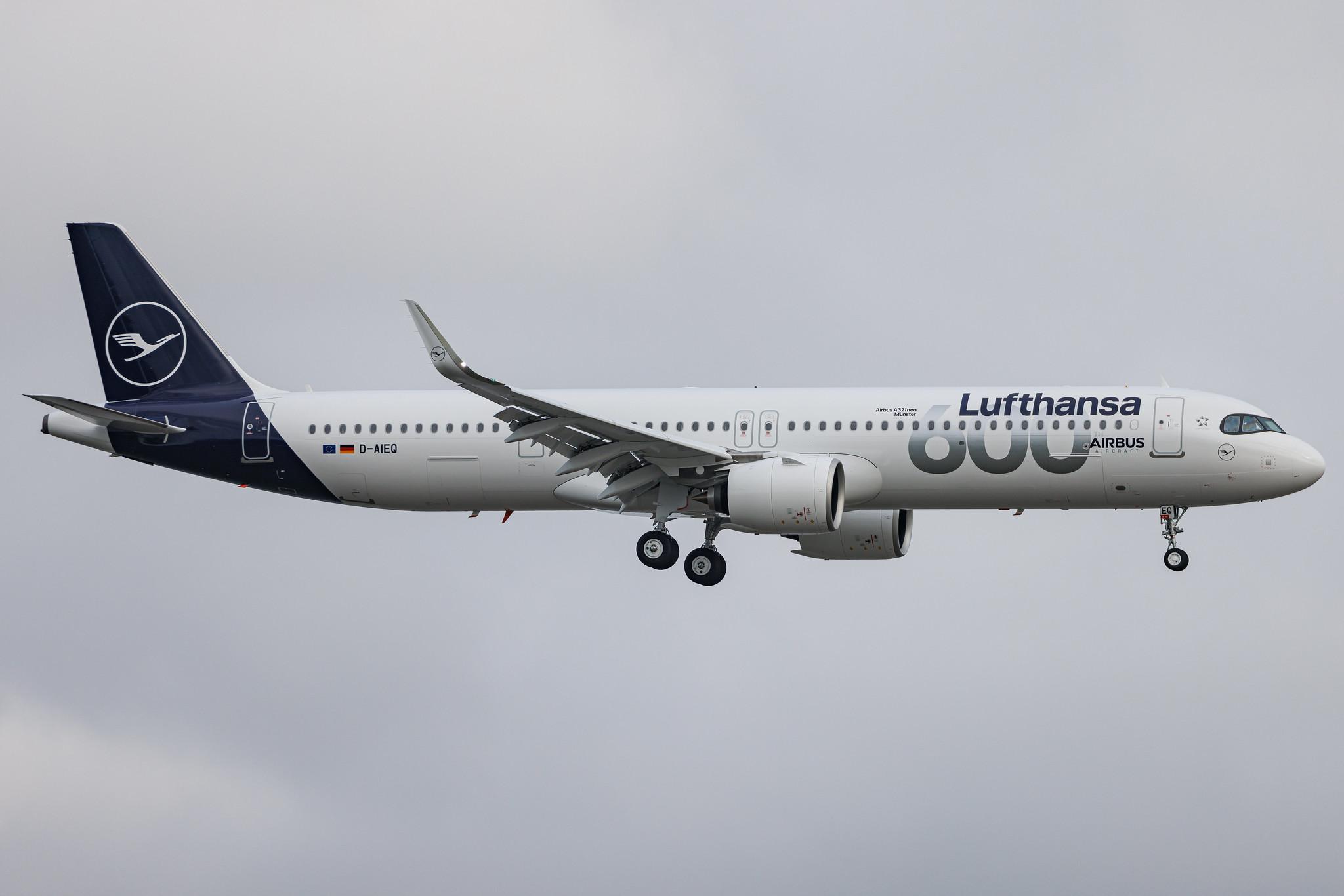 Hamburg Finkenwerder: Lufthansa (LH / DLH) | Livery: 600th Airbus Aircraft | Airbus A321-271NX A21N | D-AIEQ | MSN 11267