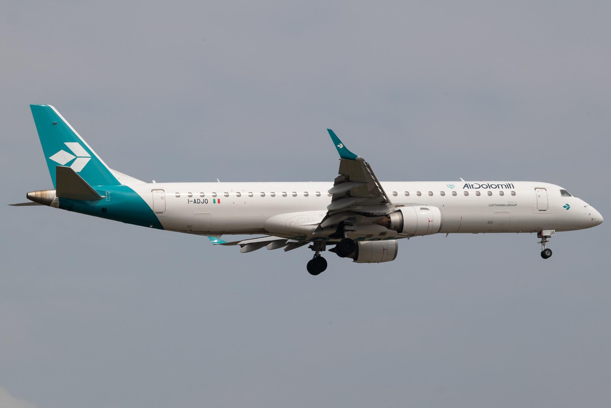 Frankfurt Airport: Air Dolomiti (EN / DLA) | Embraer E195LR E195 | I-ADJO | MSN 19000280