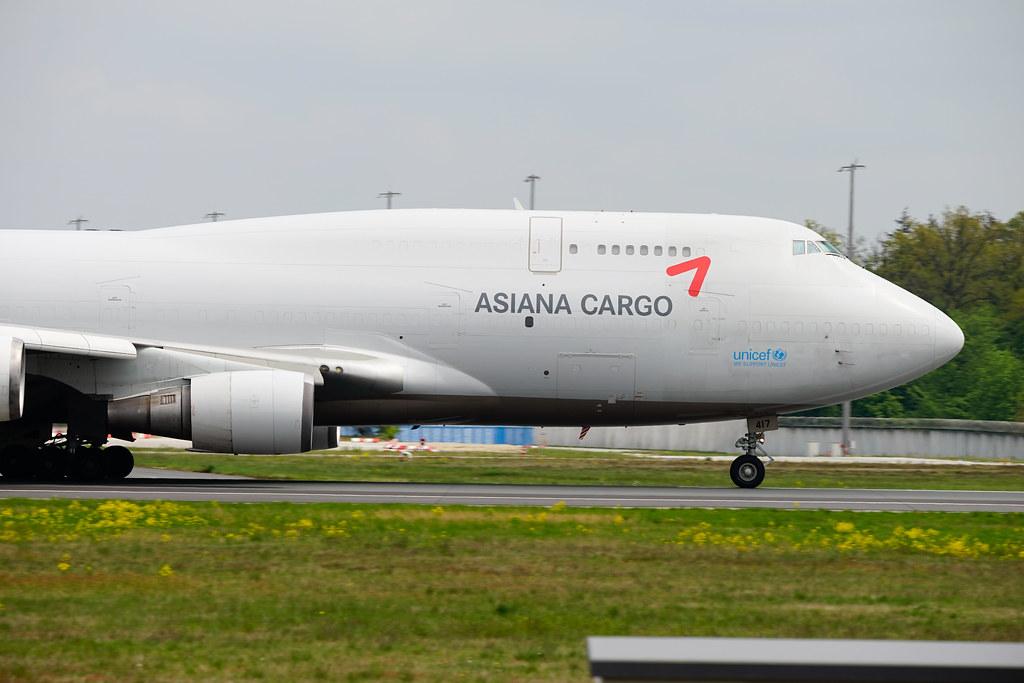 Frankfurt Airport: Asiana Cargo (OZ / AAR) | Operator: Asiana Airlines | Boeing 747-48E(BDSF) B744 | HL7417 | MSN 25779