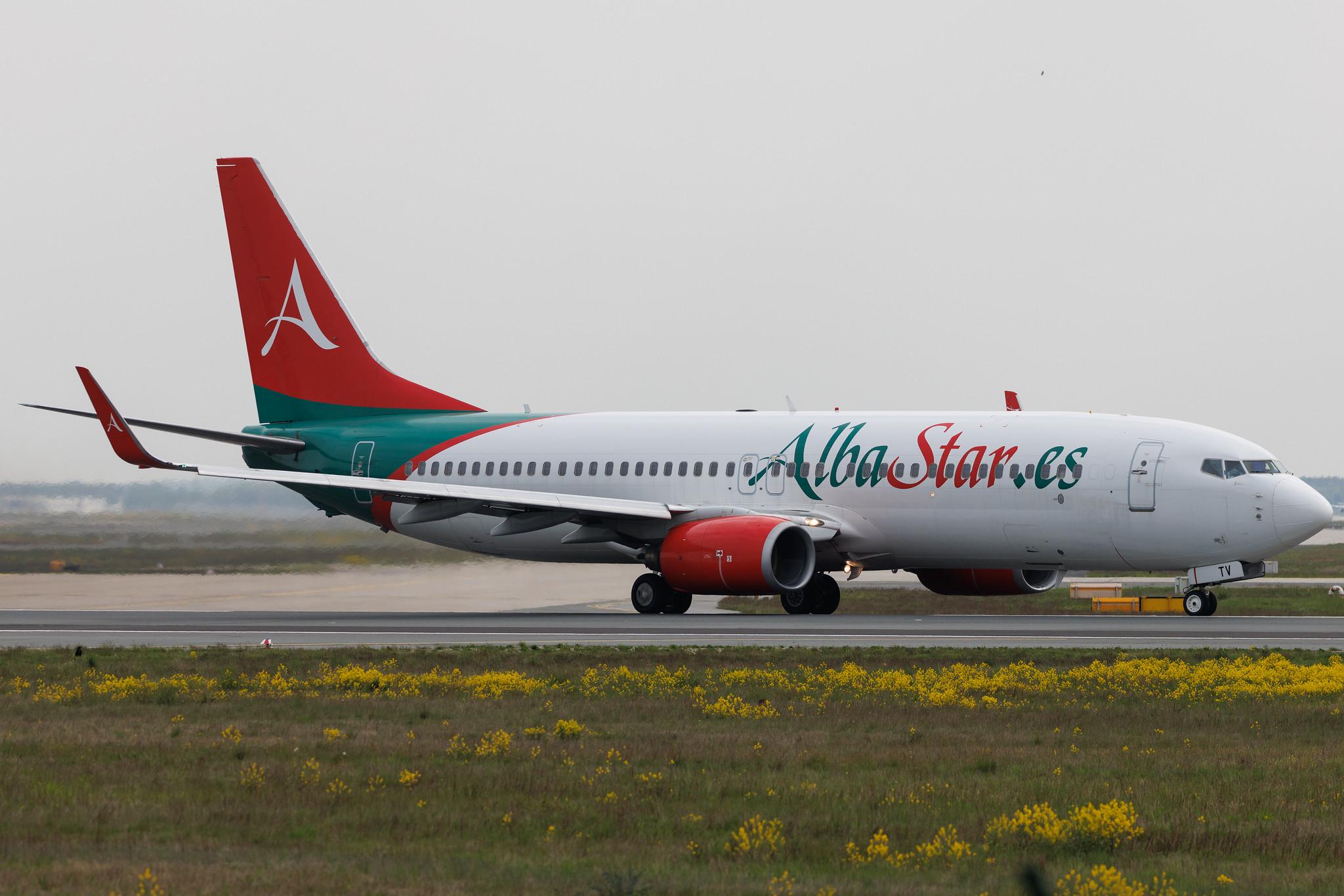 Frankfurt Airport: AlbaStar (AP / LAV) | Boeing 737-8K5 B738 | EC-MTV | MSN 27992