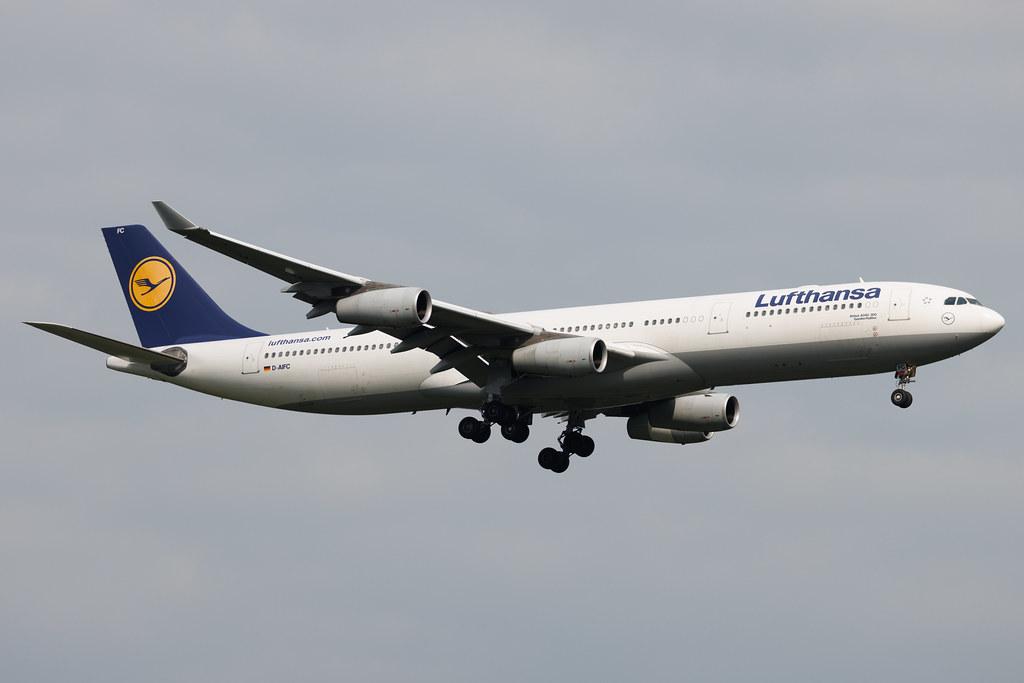 Frankfurt Airport: Lufthansa (LH / DLH) | Airbus A340-313 A343 | D-AIFC | MSN 0379