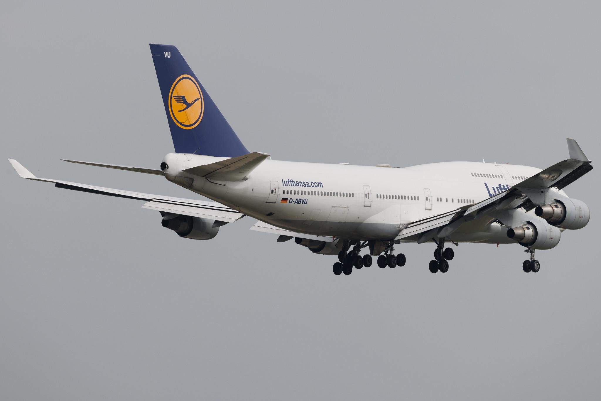 Frankfurt Airport: Lufthansa (LH / DLH) | Boeing 747-430 B744 | D-ABVU | MSN 29492