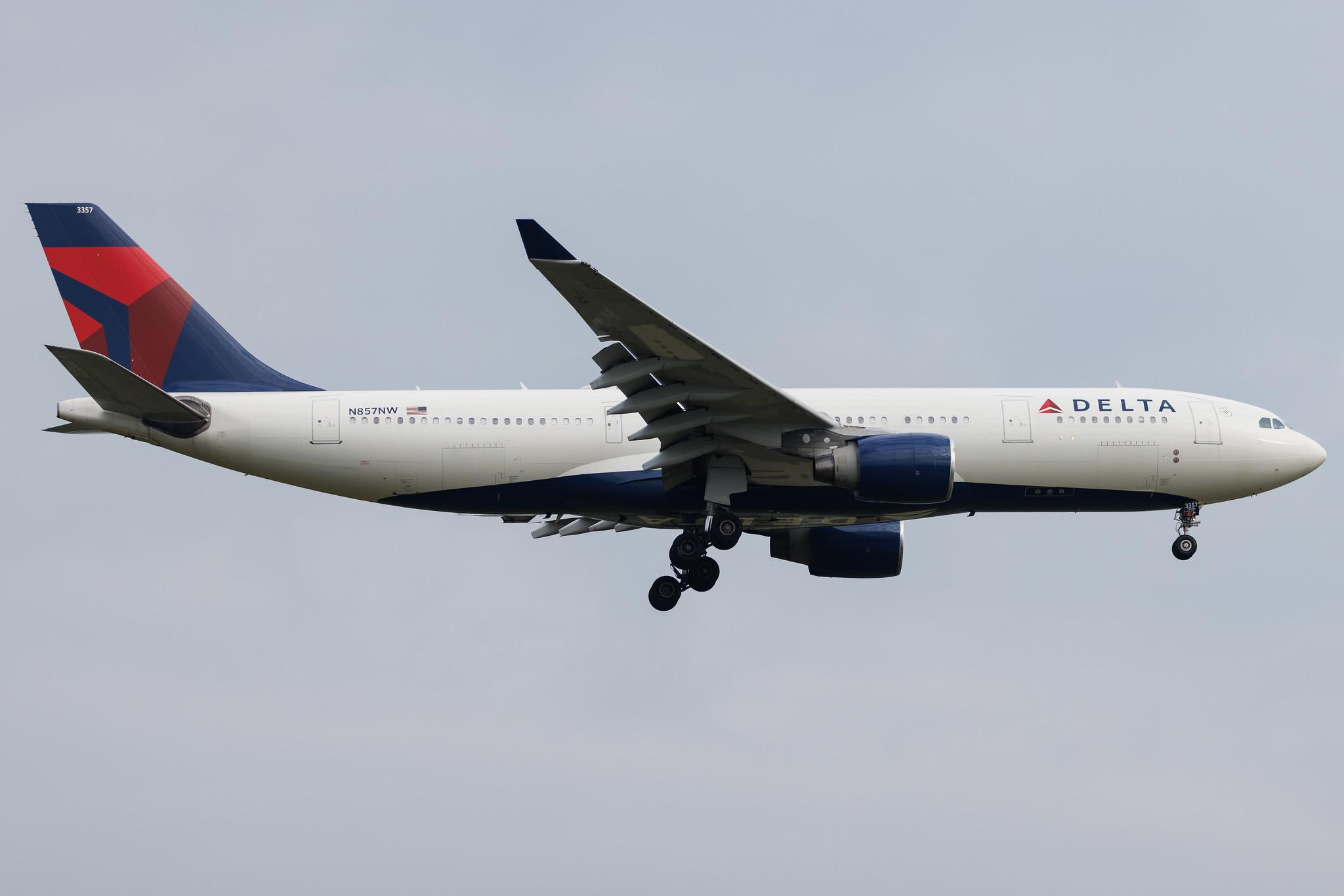 Frankfurt Airport: Delta Air Lines (DL / DAL) | Airbus A330-223 A332 | N857NW | MSN 0633