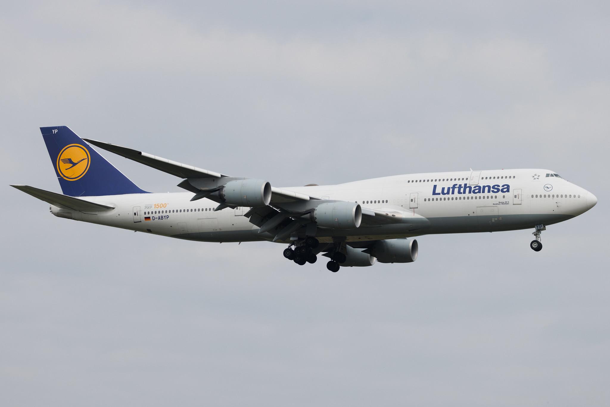 Frankfurt Airport: Lufthansa (LH / DLH) | Boeing 747-830 B748 | D-ABYP | MSN 37839