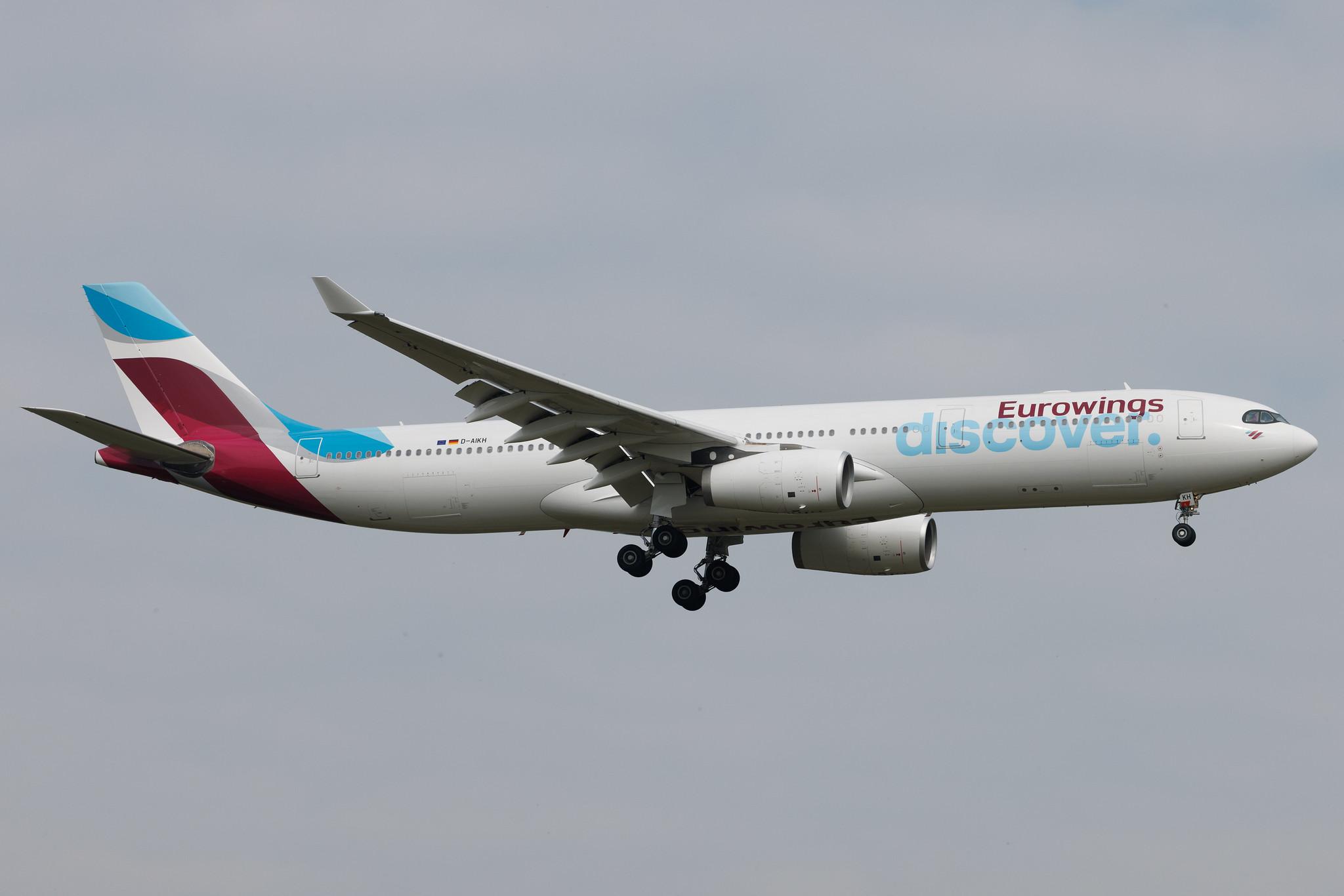 Frankfurt Airport: Eurowings Discover (4Y / OCN) | Airbus A330-343 A333 | D-AIKH | MSN 0648
