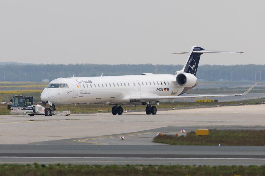 Frankfurt Airport: Lufthansa (LH / DLH) | Operator: Lufthansa CityLine | Mitsubishi CRJ-900LR CRJ9 | D-ACNB | MSN 15230