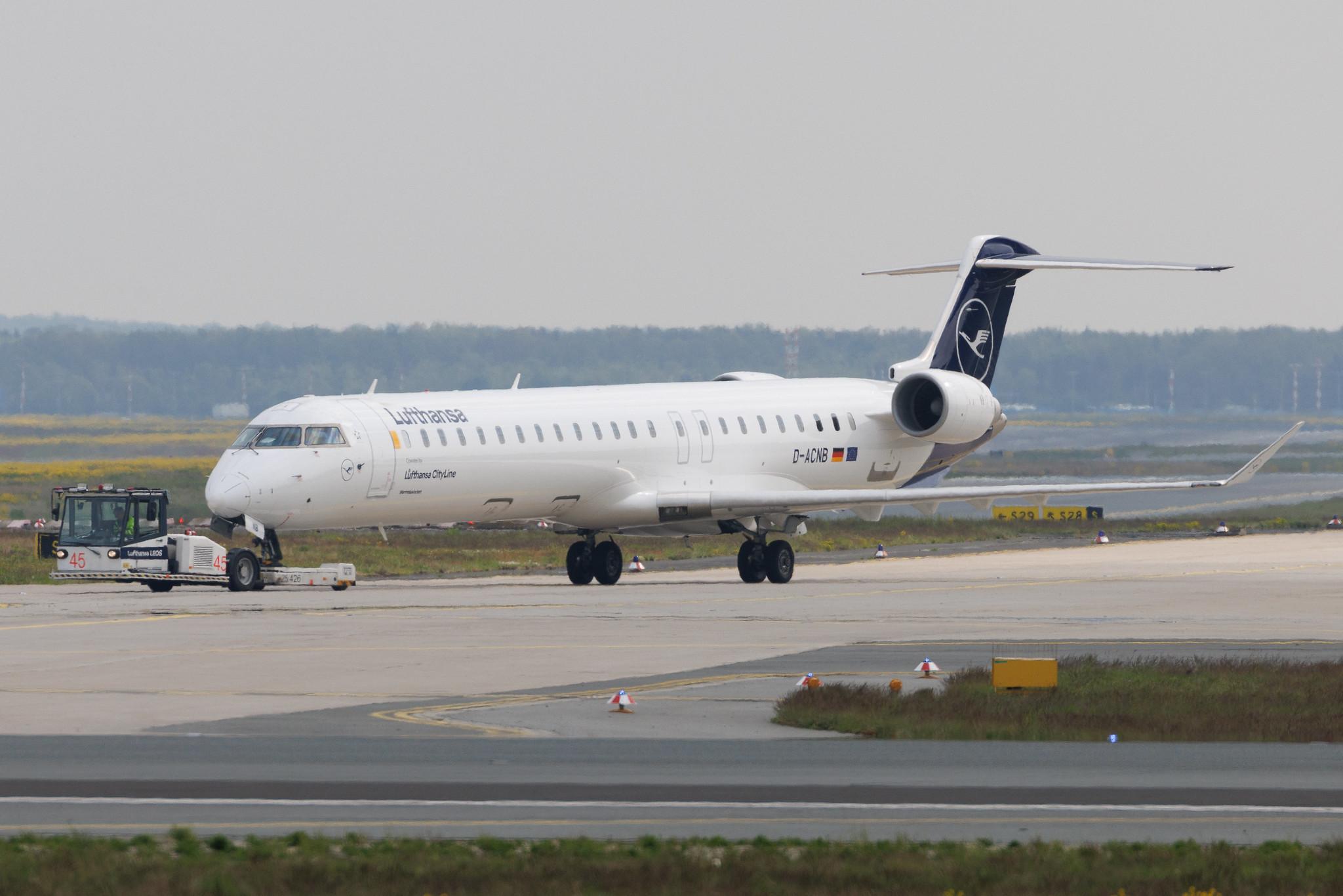 Frankfurt Airport: Lufthansa (LH / DLH) | Operator: Lufthansa CityLine | Mitsubishi CRJ-900LR CRJ9 | D-ACNB | MSN 15230