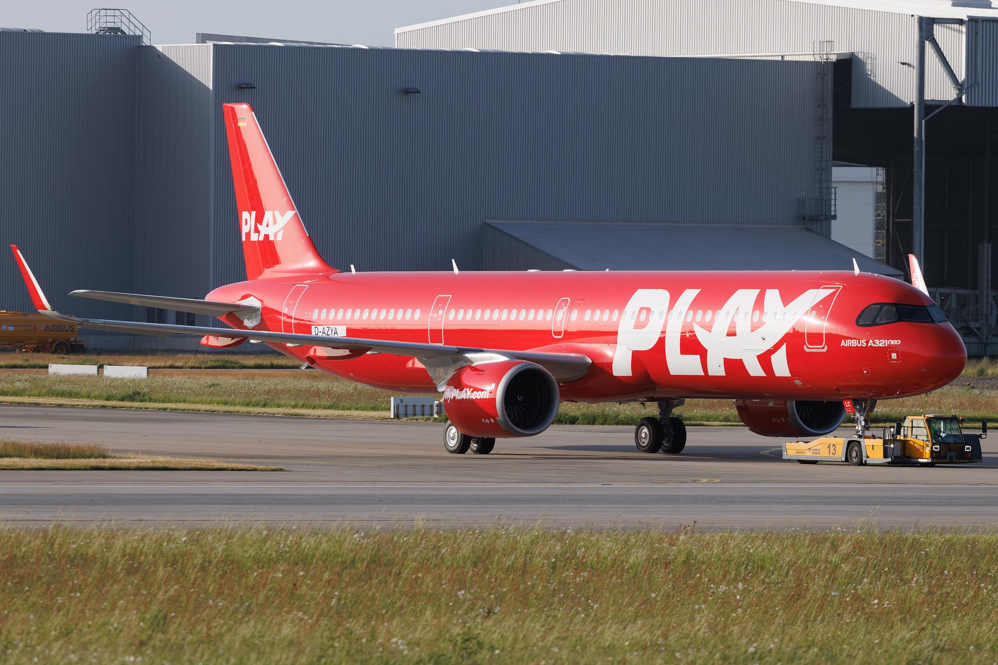 Hamburg Finkenwerder: Play (OG / FPY) | Airbus A321-251NX A21N | D-AZYA | TF-PLC | MSN 11345