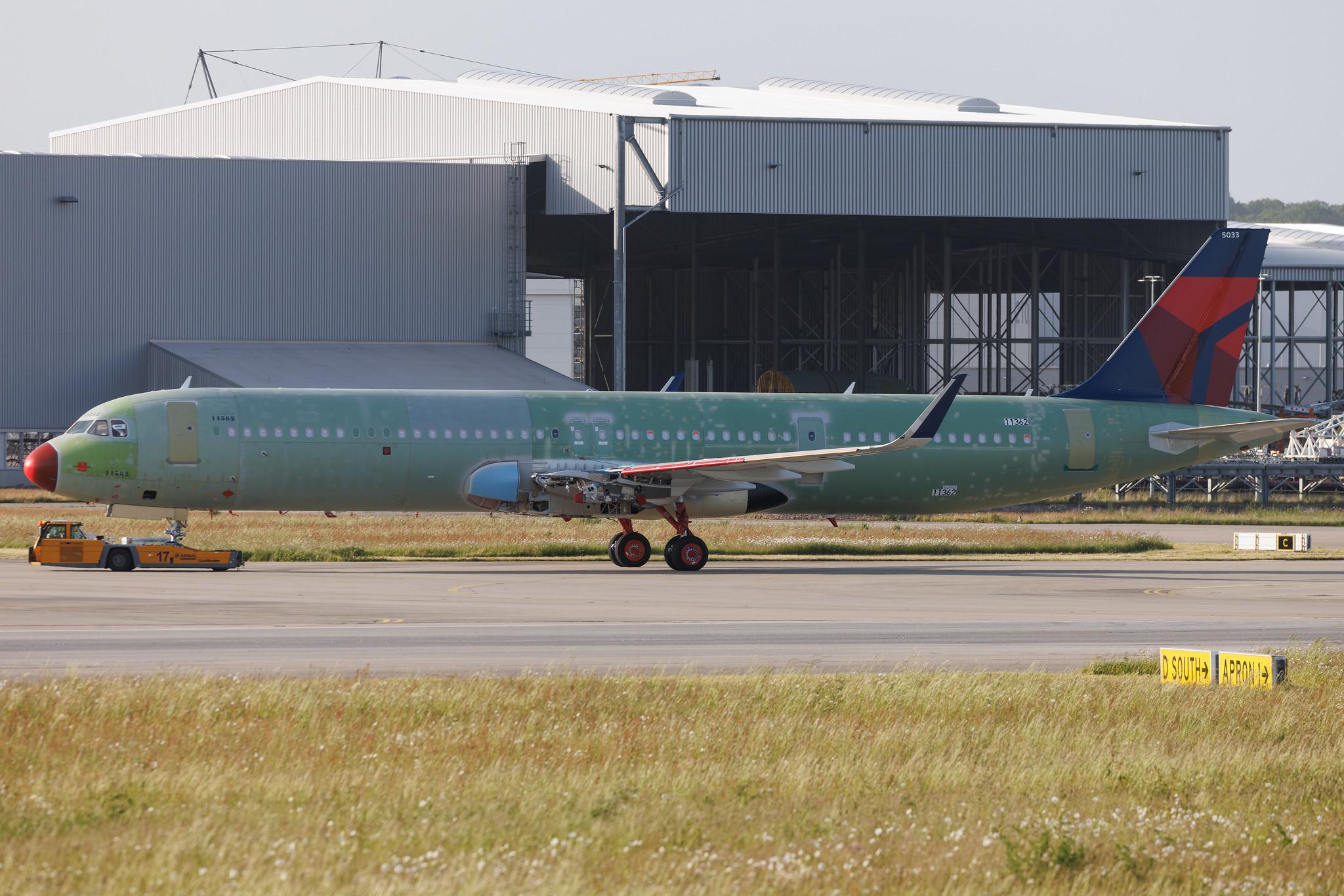 Hamburg Finkenwerder: Delta Air Lines (DL / DAL) | Airbus A321-271NX A21N | D- | MSN 11362