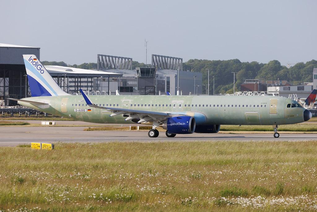 Hamburg Finkenwerder: IndiGo (6E / IGO) | Airbus A321-251NX A21N | D-AXXG | VT- | MSN 11400