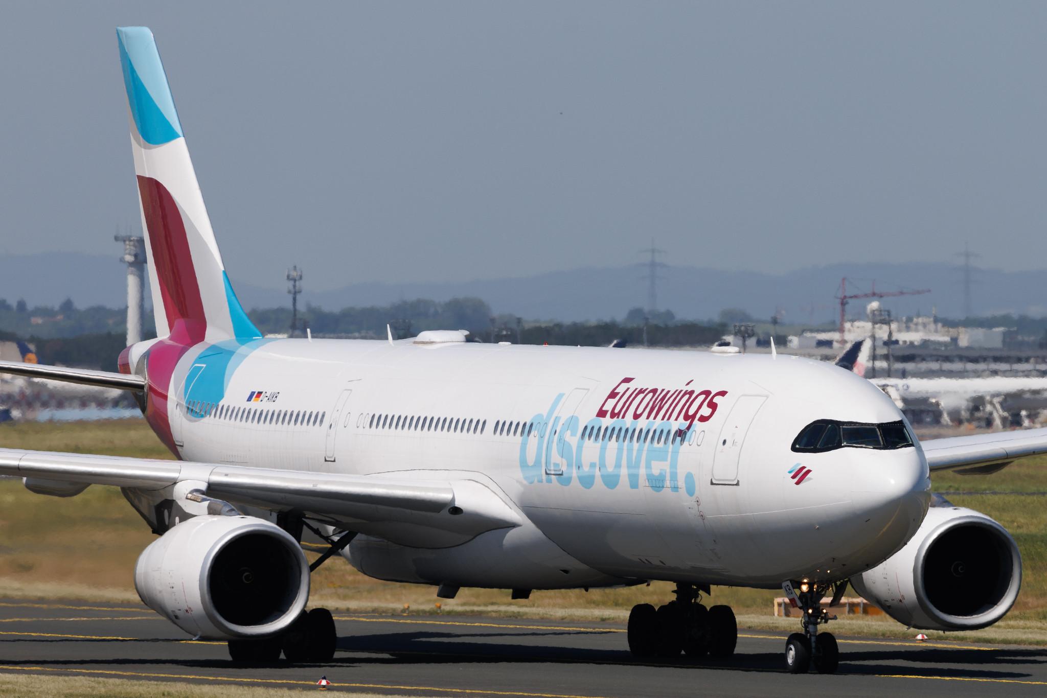 Frankfurt Airport: Eurowings Discover (4Y / OCN) | Airbus A330-343 A333 | D-AIKB | MSN 0576
