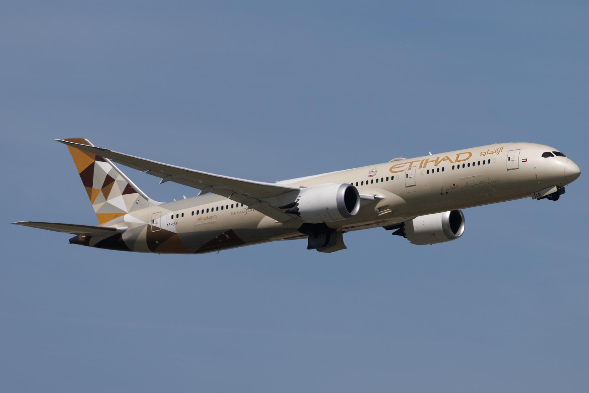 Frankfurt Airport: Etihad Airways (EY / ETD) | Boeing 787-9 Dreamliner B789 | A6-BLF | MSN 39651