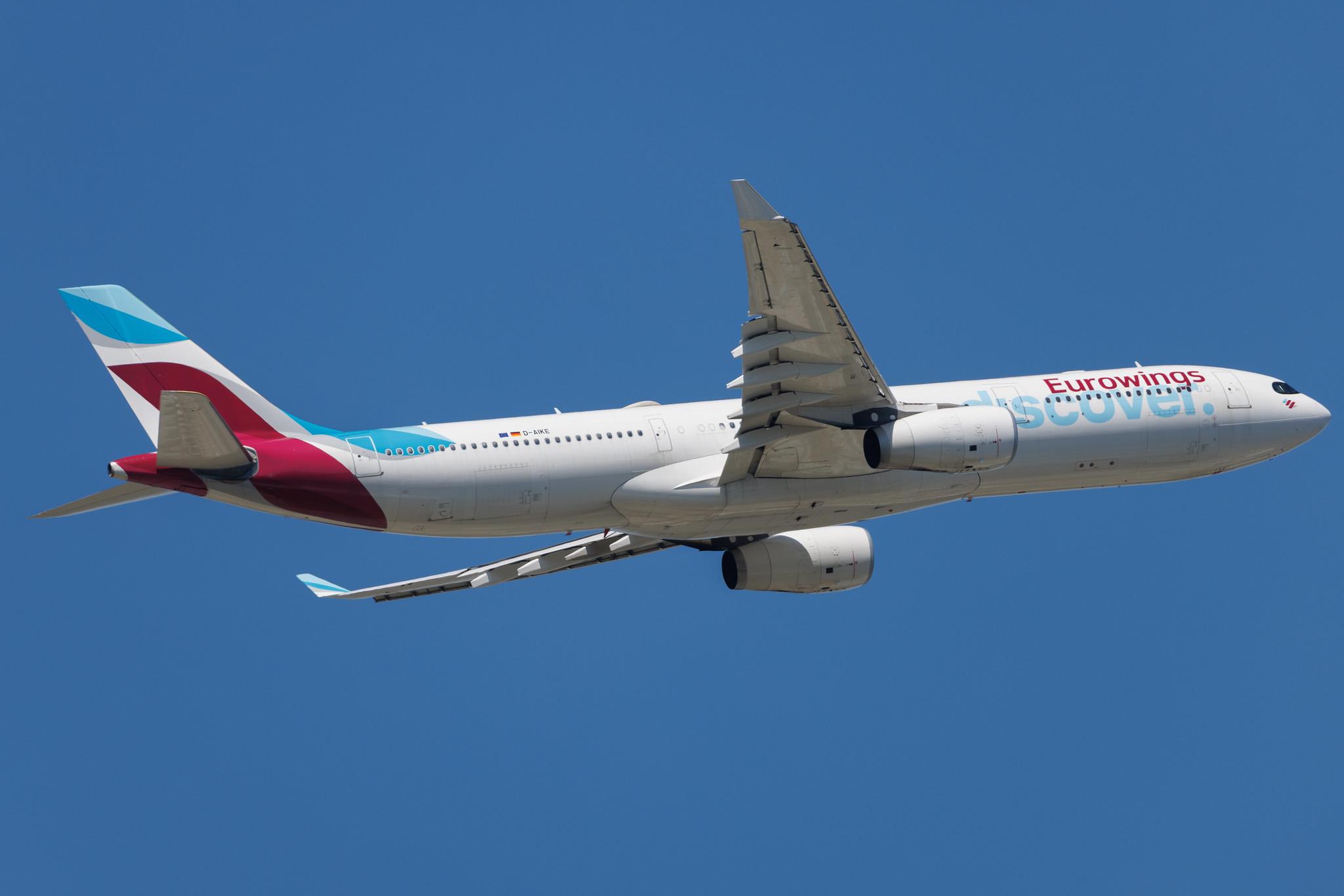 Frankfurt Airport: Eurowings Discover (4Y / OCN) | Airbus A330-343 A333 | D-AIKE | MSN 0636