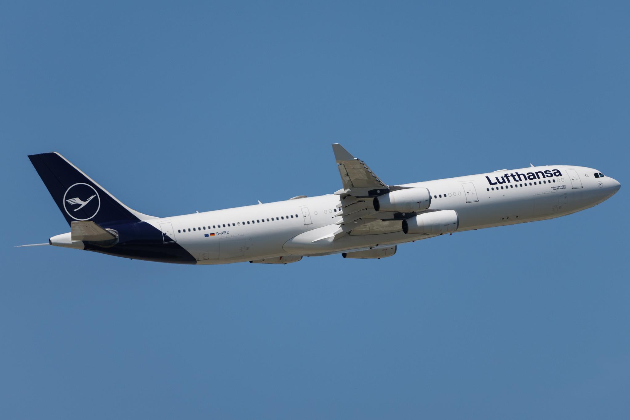 Frankfurt Airport: Lufthansa (LH / DLH) | Airbus A340-313 A343 | D-AIFC | MSN 0379