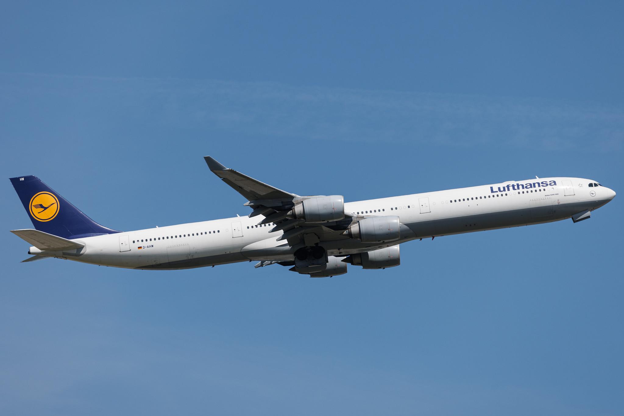 Frankfurt Airport: Lufthansa (LH / DLH) | Airbus A340-642 A346 | D-AIHW | MSN 0972