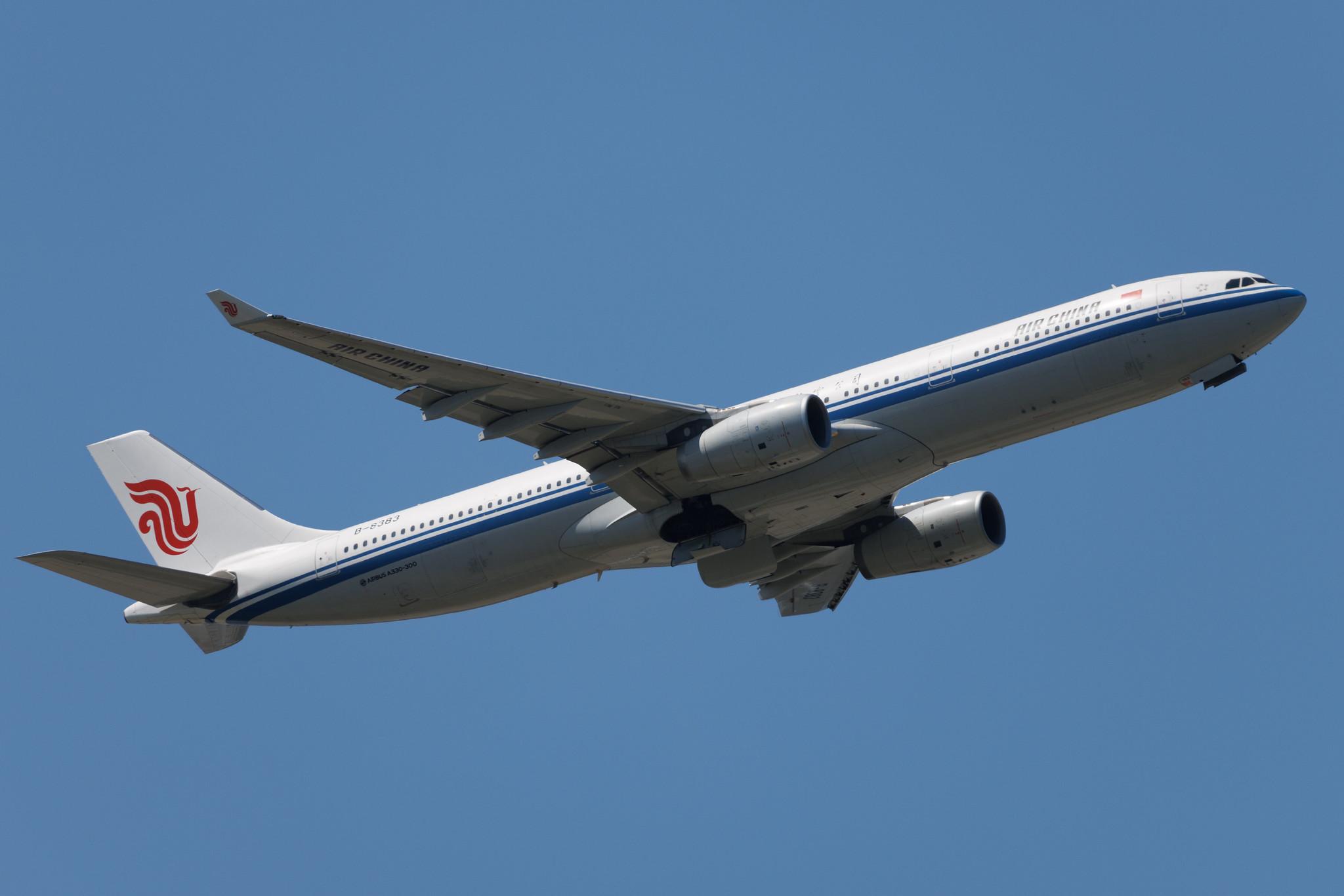 Frankfurt Airport: Air China (CA / CCA) | Airbus A330-343 A333 | B-8383 | MSN 1802