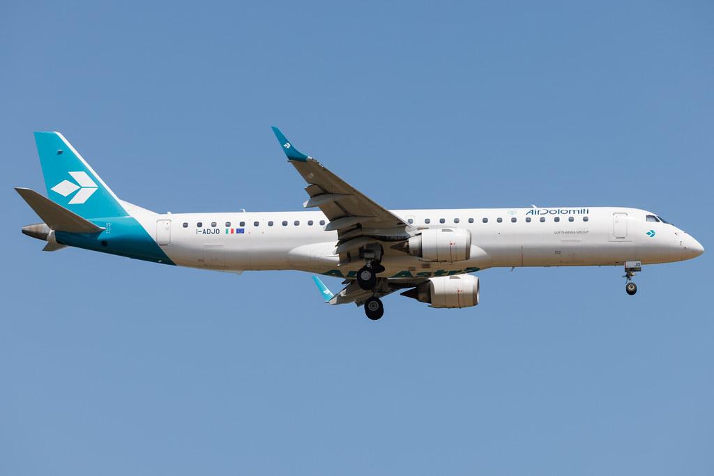 Frankfurt Airport: Air Dolomiti (EN / DLA) | Embraer E195LR E195 | I-ADJO | MSN 19000280