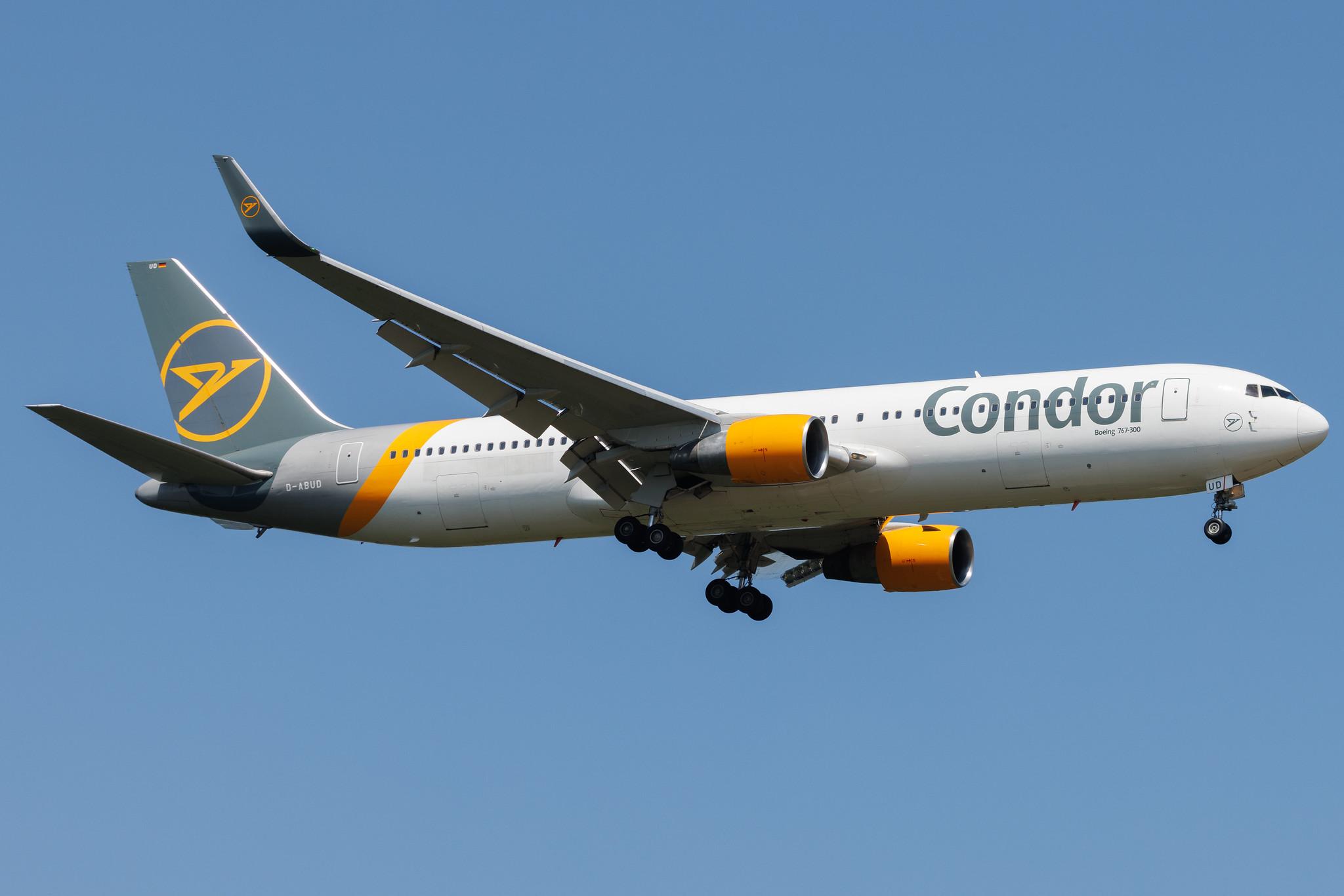 Frankfurt Airport: Condor (DE / CFG) | Boeing 767-330(ER) B763 | D-ABUD | MSN 26983