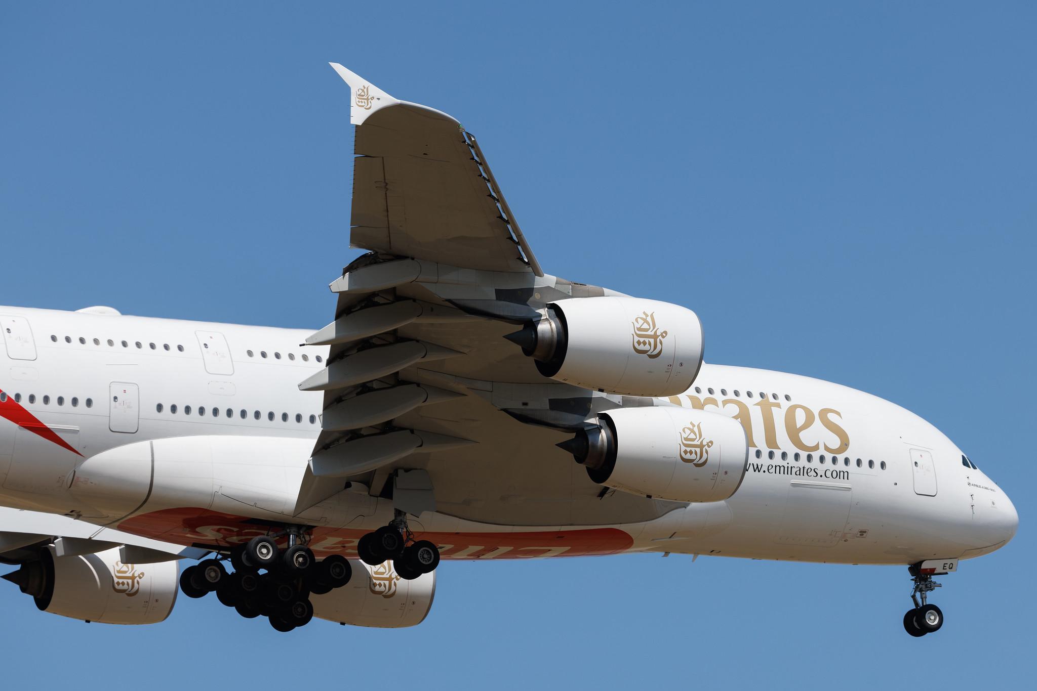 Frankfurt Airport: Emirates (EK / UAE) | Airbus A380-861 A388 | A6-EEQ | MSN 141