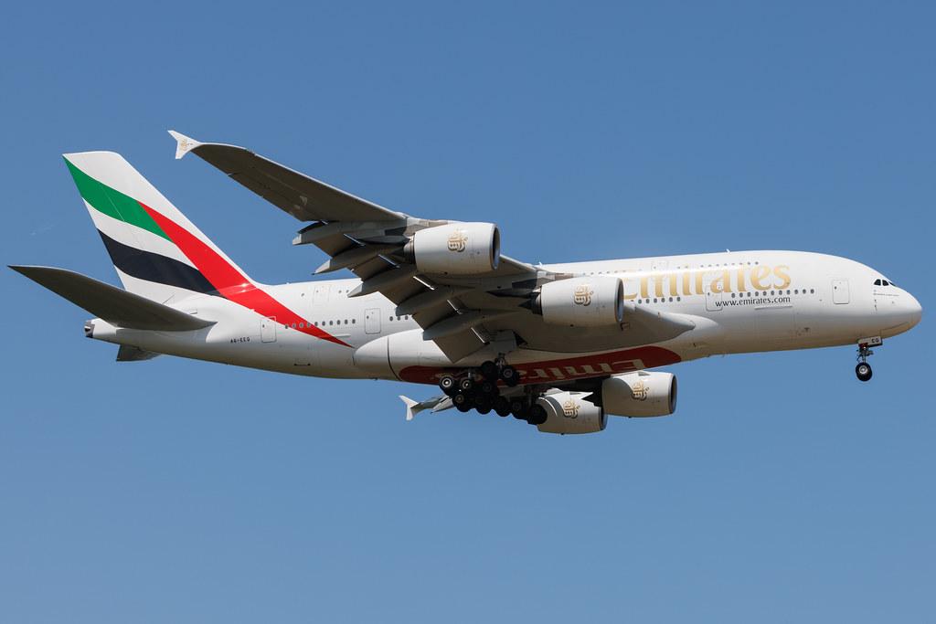 Frankfurt Airport: Emirates (EK / UAE) | Airbus A380-861 A388 | A6-EEQ | MSN 141