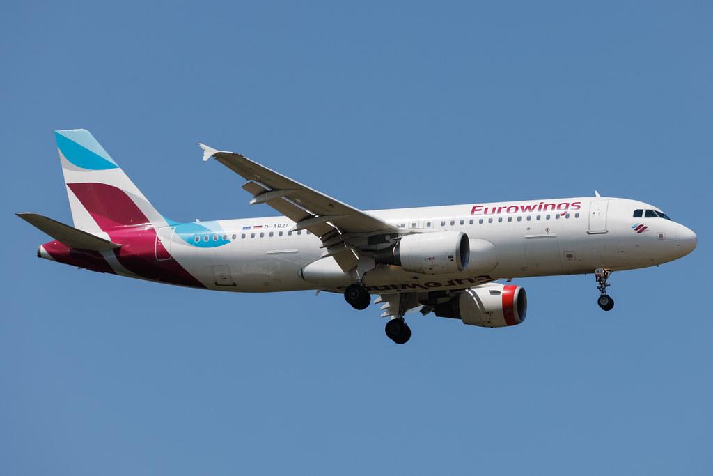 Frankfurt Airport: Eurowings (EW / EWG) | Airbus A320-216 A320 | D-ABZI | MSN 3328