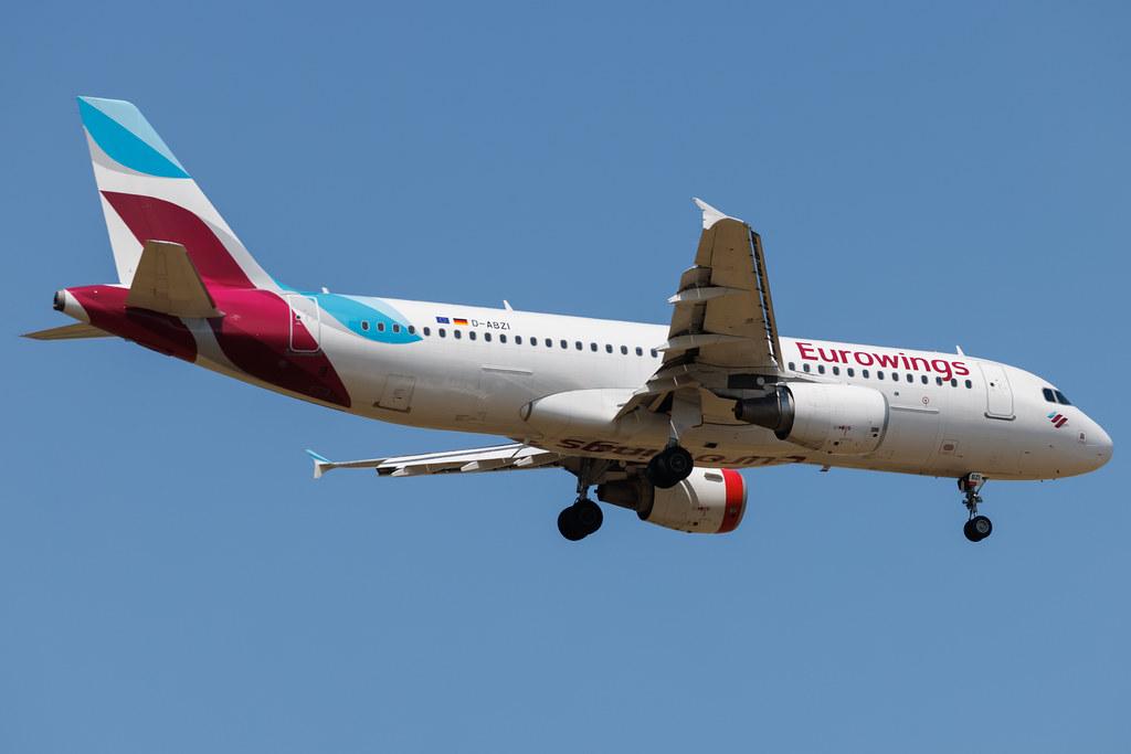Frankfurt Airport: Eurowings (EW / EWG) | Airbus A320-216 A320 | D-ABZI | MSN 3328