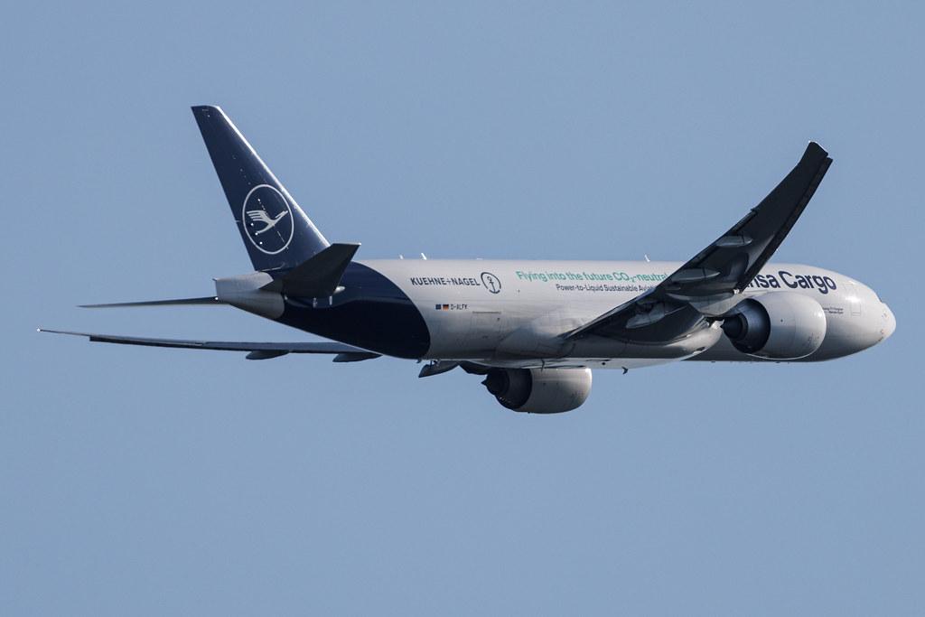 Frankfurt Airport: Lufthansa Cargo (/ GEC) | Livery: Kühne+Nagel Livery | Boeing 777-F B77L | D-ALFK | MSN 67146