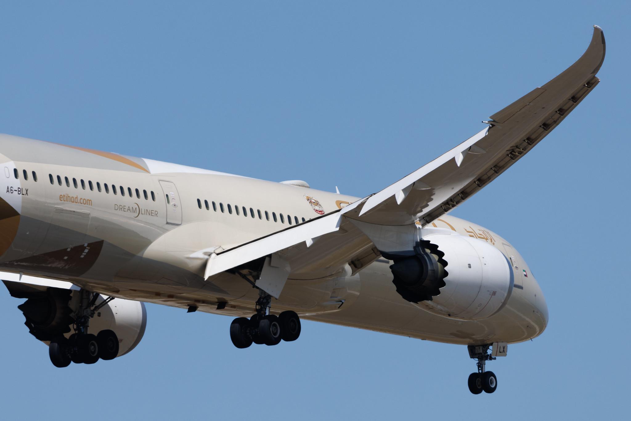 Frankfurt Airport: Etihad Airways (EY / ETD) |  Boeing 787-9 Dreamliner B789 | A6-BLX | MSN 39666