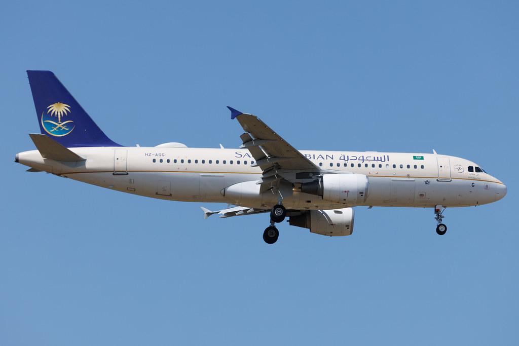 Frankfurt Airport: Saudia (SV / SVA) | Operator: Saudi Arabian Airlines | Airbus A320-214 A320 | HZ-ASG | MSN 5223